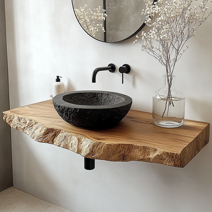 Rustic Solid Wood Vanity Bathroom