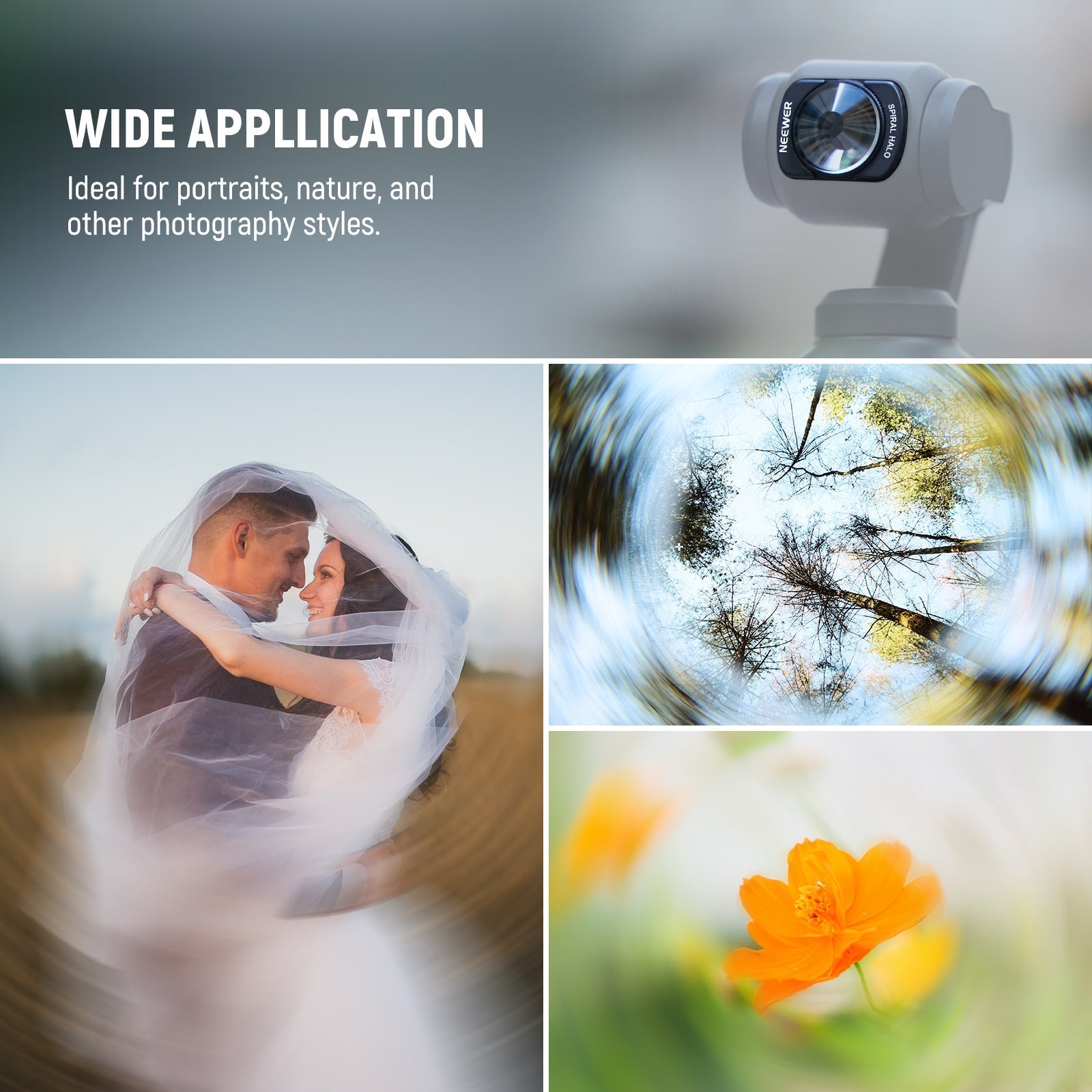 NEEWER Effect Filter For DJI Osmo Pocket 3 / Pocket 4 & Xtra Muse