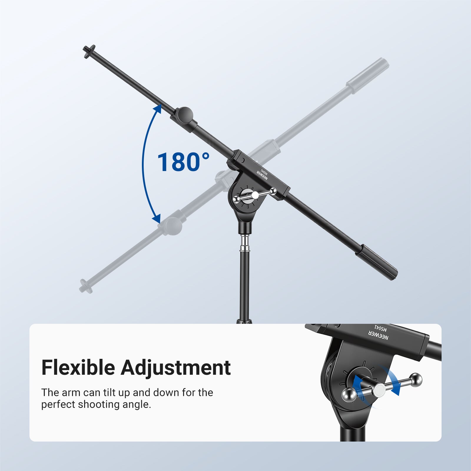 NEEWER MS041 Boom Arm for Mic Stand