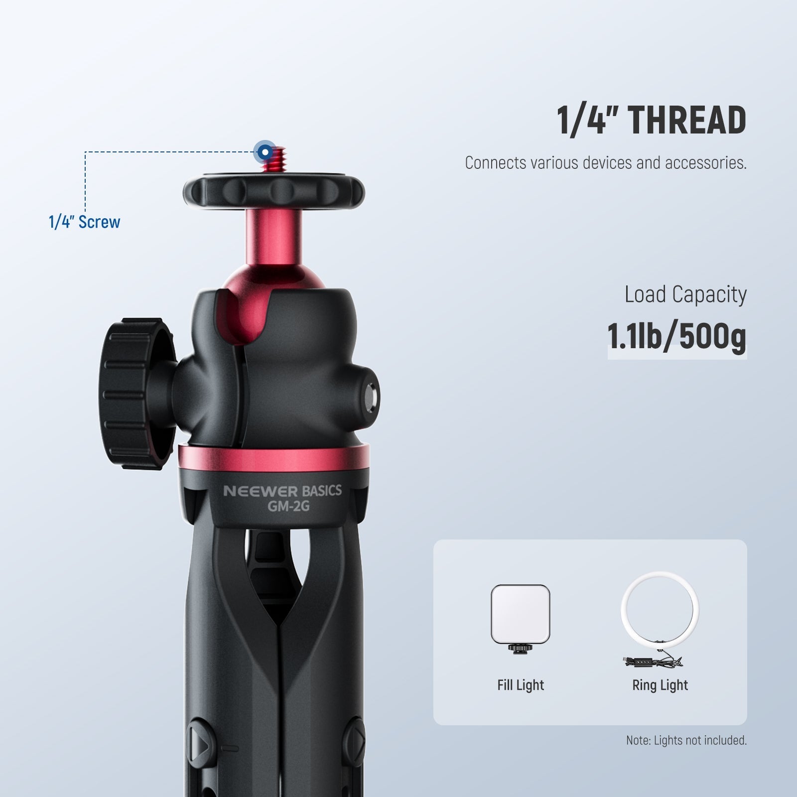 NEEWER ENTRY LEVEL VERSION GM-2G Mini Desk Tripod