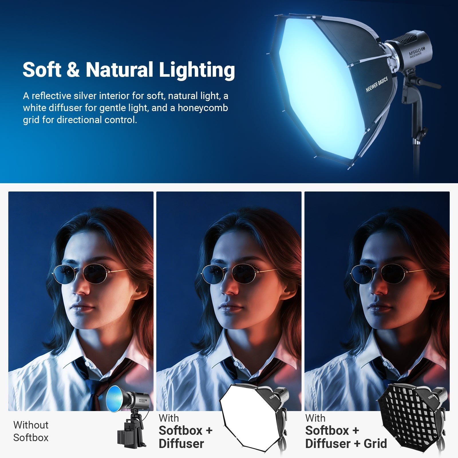 NEEWER BASICS NS67P Octagon Softbox NEEWER Mount