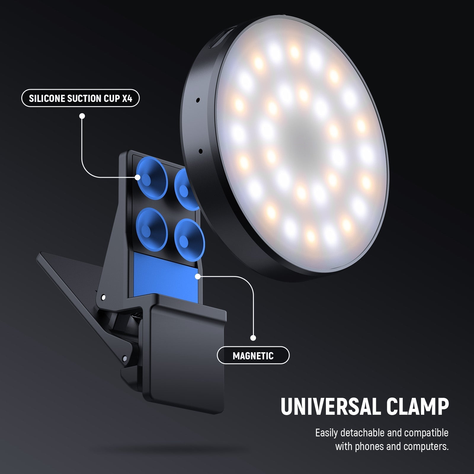 NEEWER ENTRY LEVEL VERSION NL32R Magnetic Selfie Light