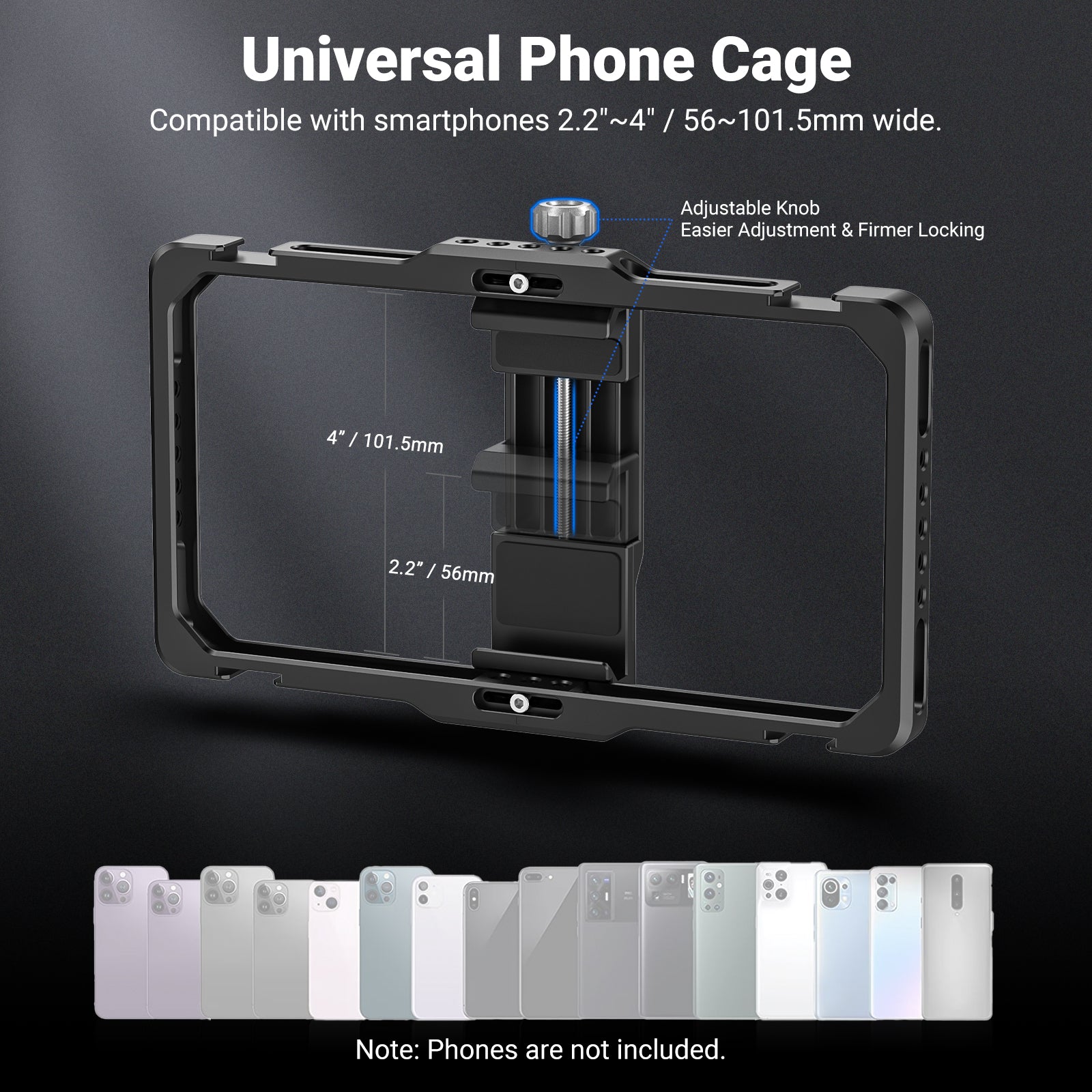 NEEWER PA009 Upgraded Phone Cage