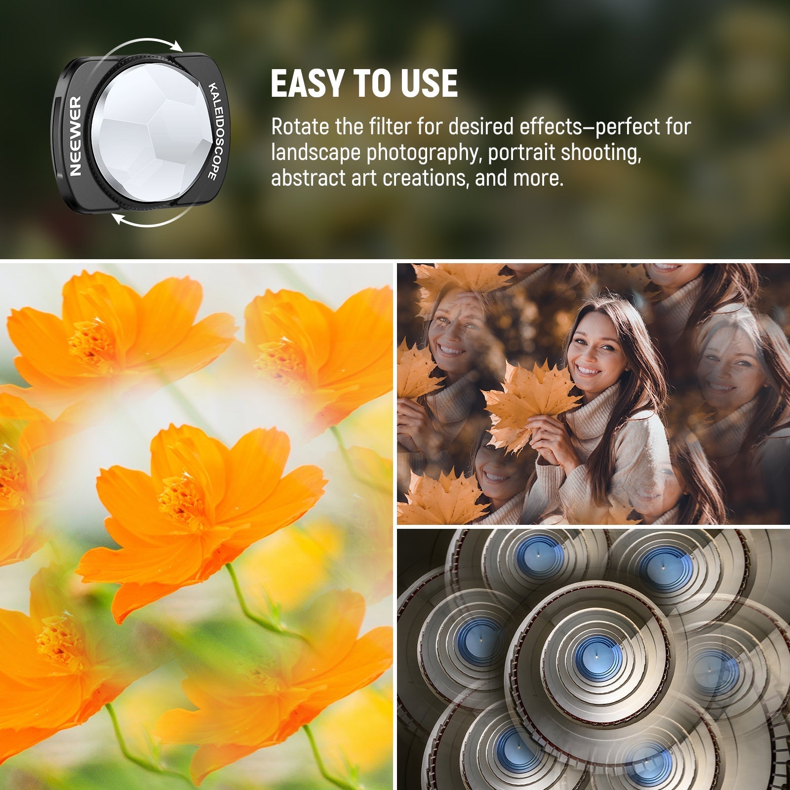 NEEWER Effect Filter For DJI Osmo Pocket 3 / Pocket 4 & Xtra Muse
