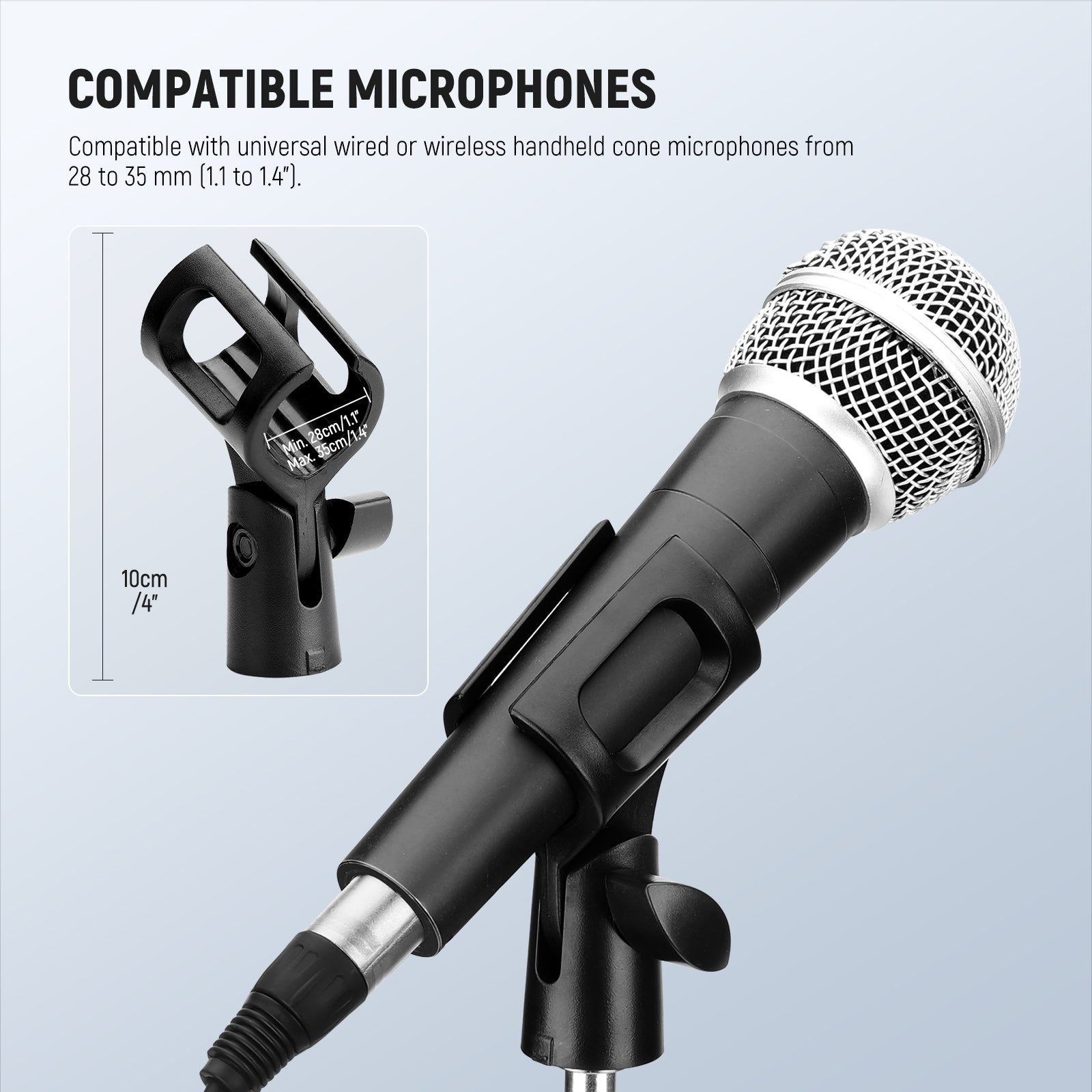 NEEWER BASICS MS019/MS018 Microphone Holder Accessories Kit