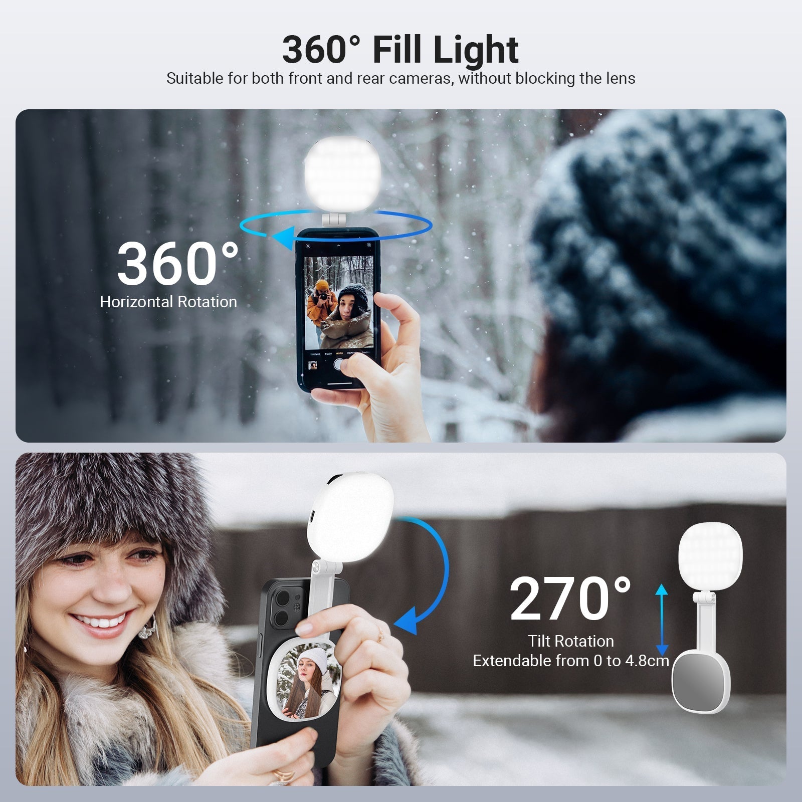 NEEWER BASICS NL72B Magnetic Selfie Light