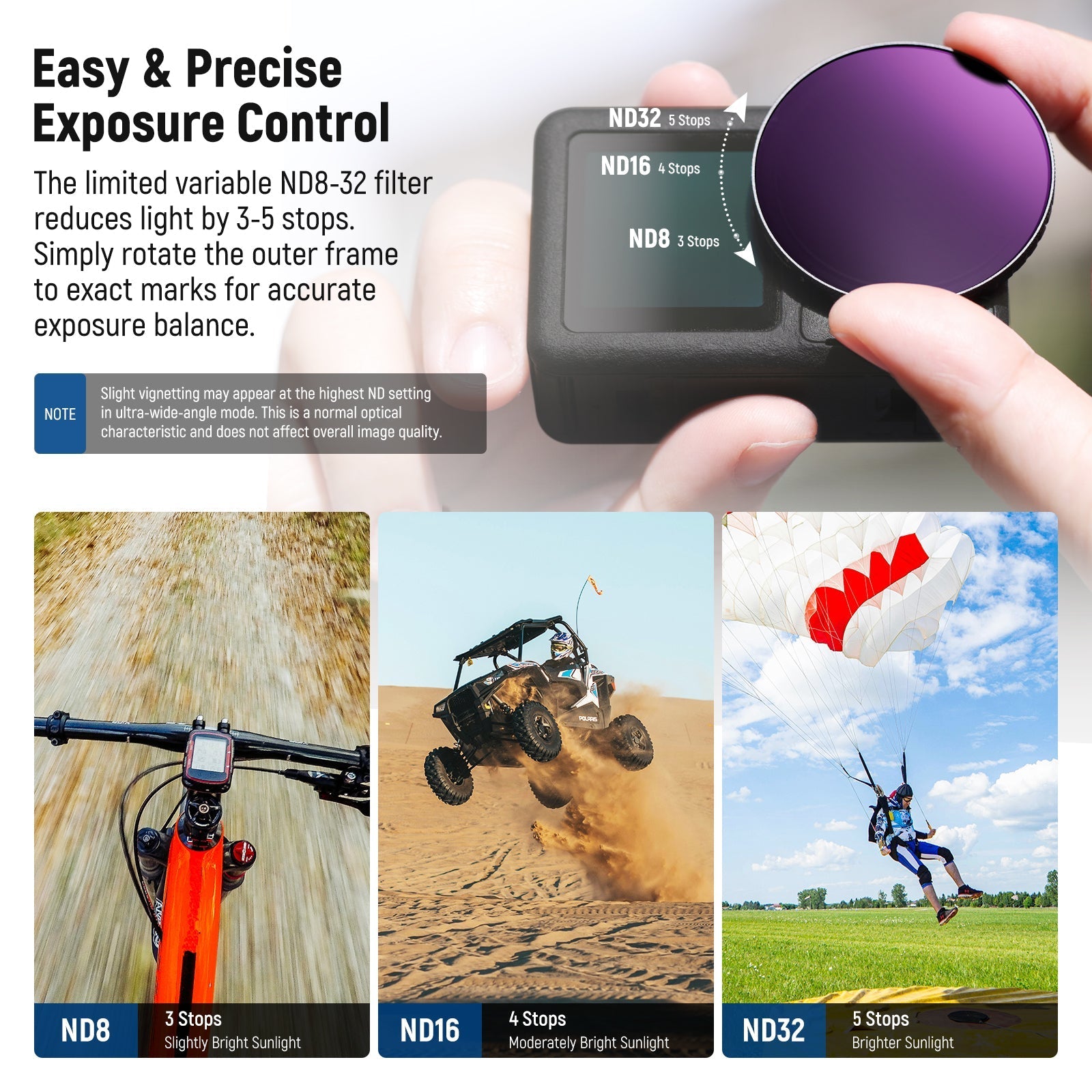 NEEWER Filter Lens Set For DJI Osmo Action 5 Pro/4