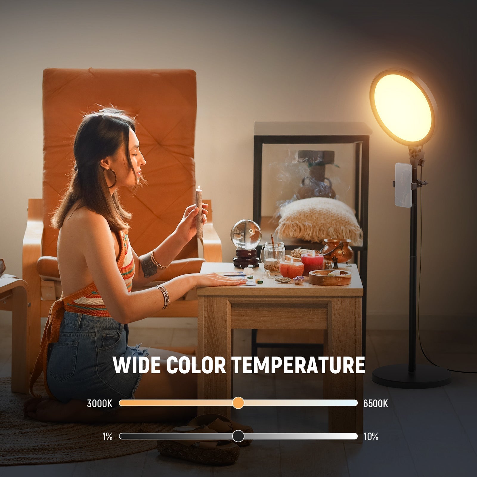 NEEWER BASICS BR13 12" Full Screen Ring Light