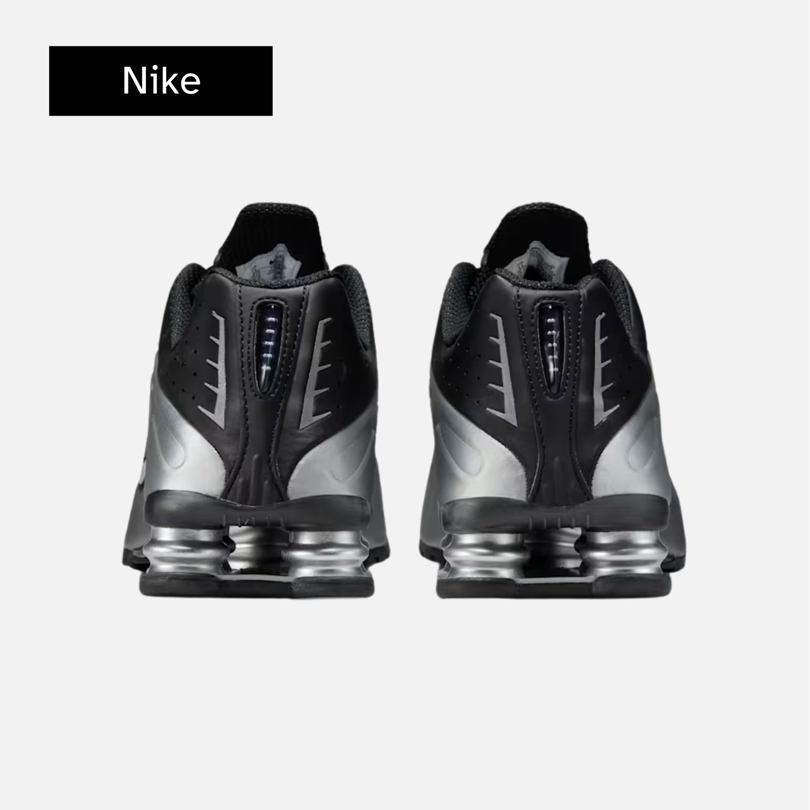 Nike Shox R4 'Metallic Silver Black'