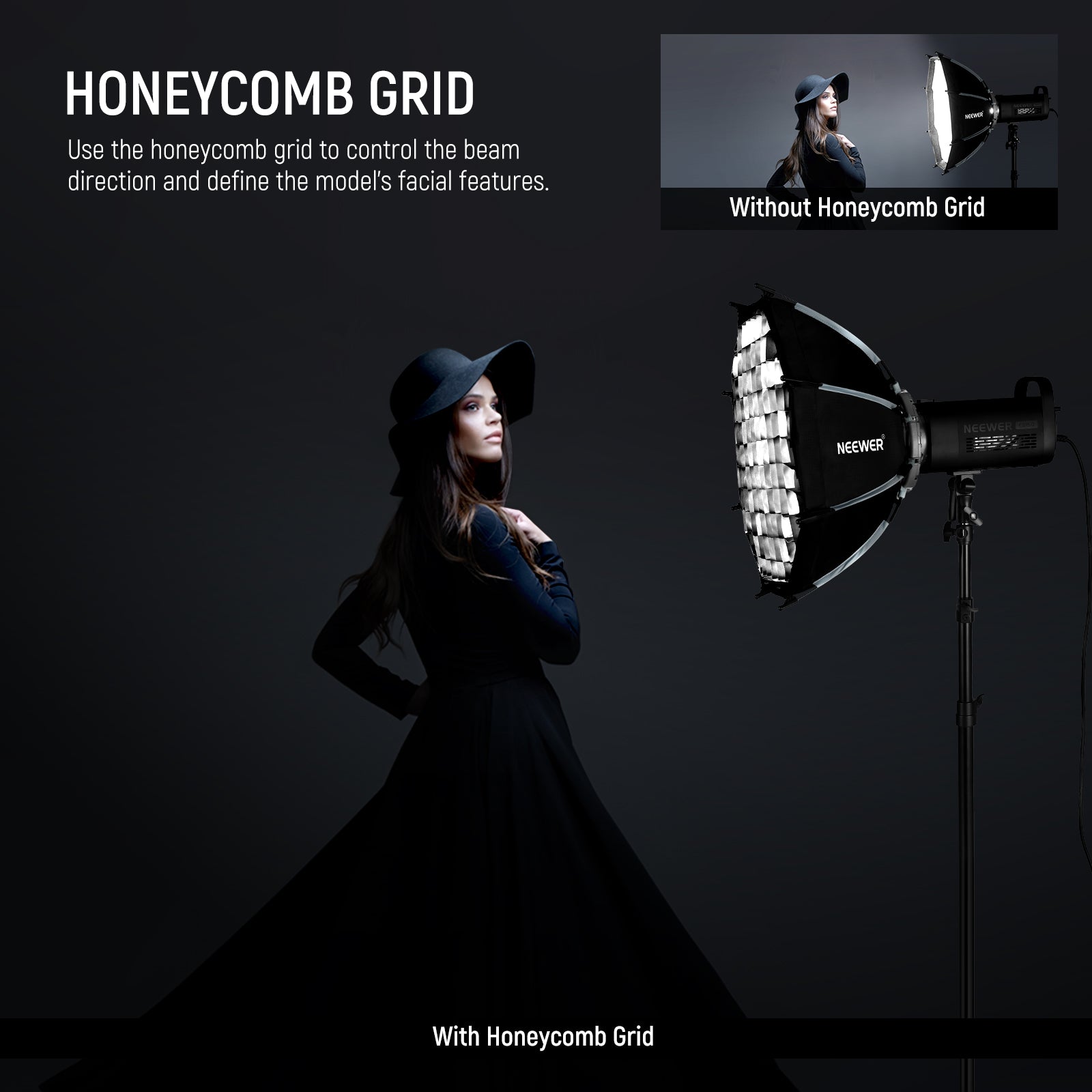 NEEWER NS21P/NS22P/NS27P/NS35P Octagonal Softbox