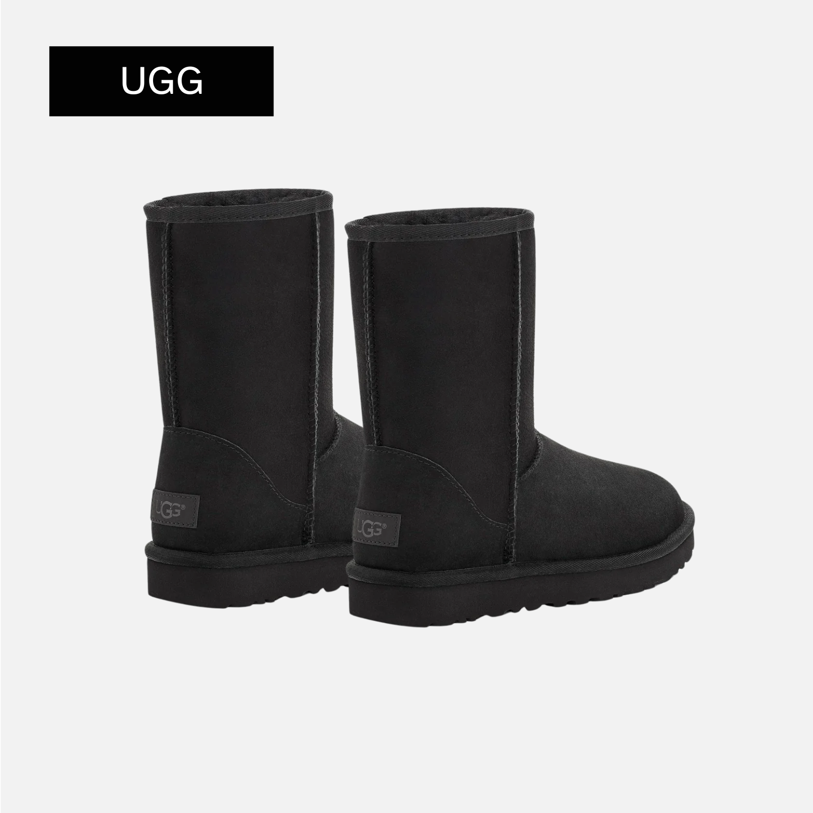 UGG Wmns Classic Short II 'Black'