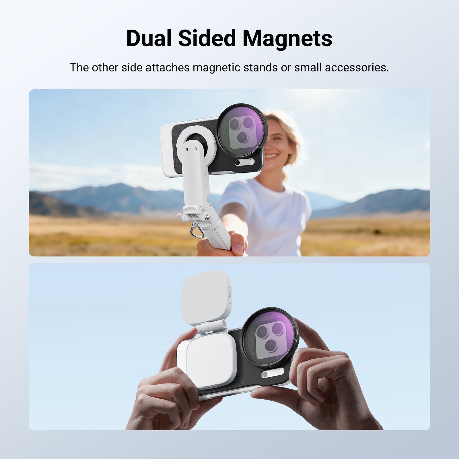 NEEWER 6.3" Magnetic Filter Backplate Kit For iPhone Standard & Pro Versions