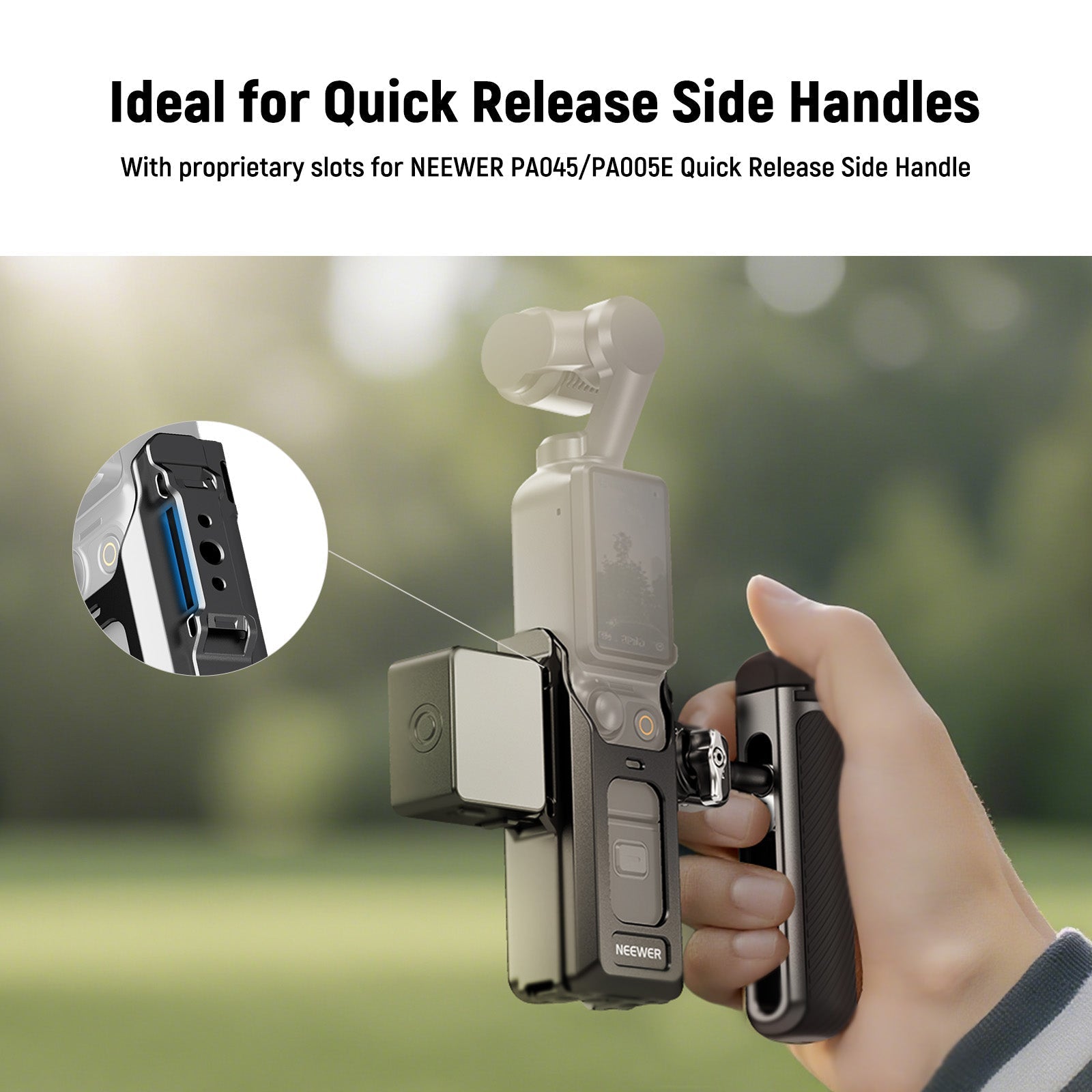 NEEWER AC029 Camera Cage For DJI Osmo Pocket 3 & Magnetic Mount