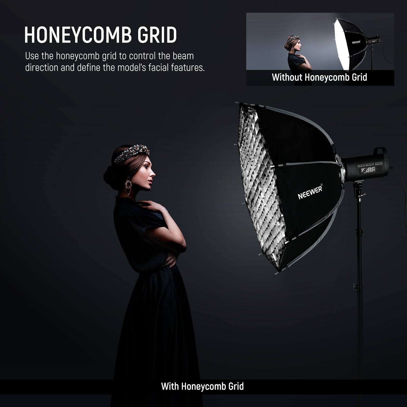 NEEWER NS21P/NS22P/NS27P/NS35P Octagonal Softbox
