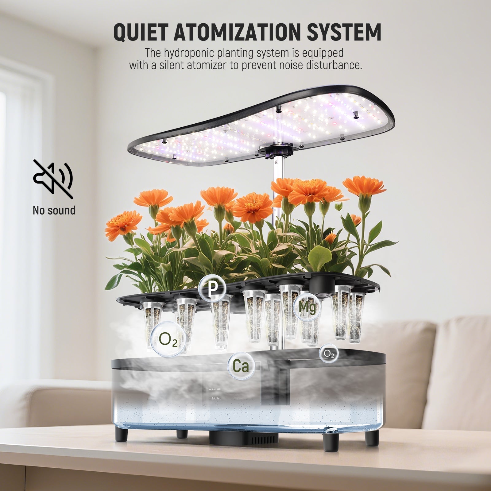 NEEWER BASICS HGS02 Silent Aeroponics Growing System Kit