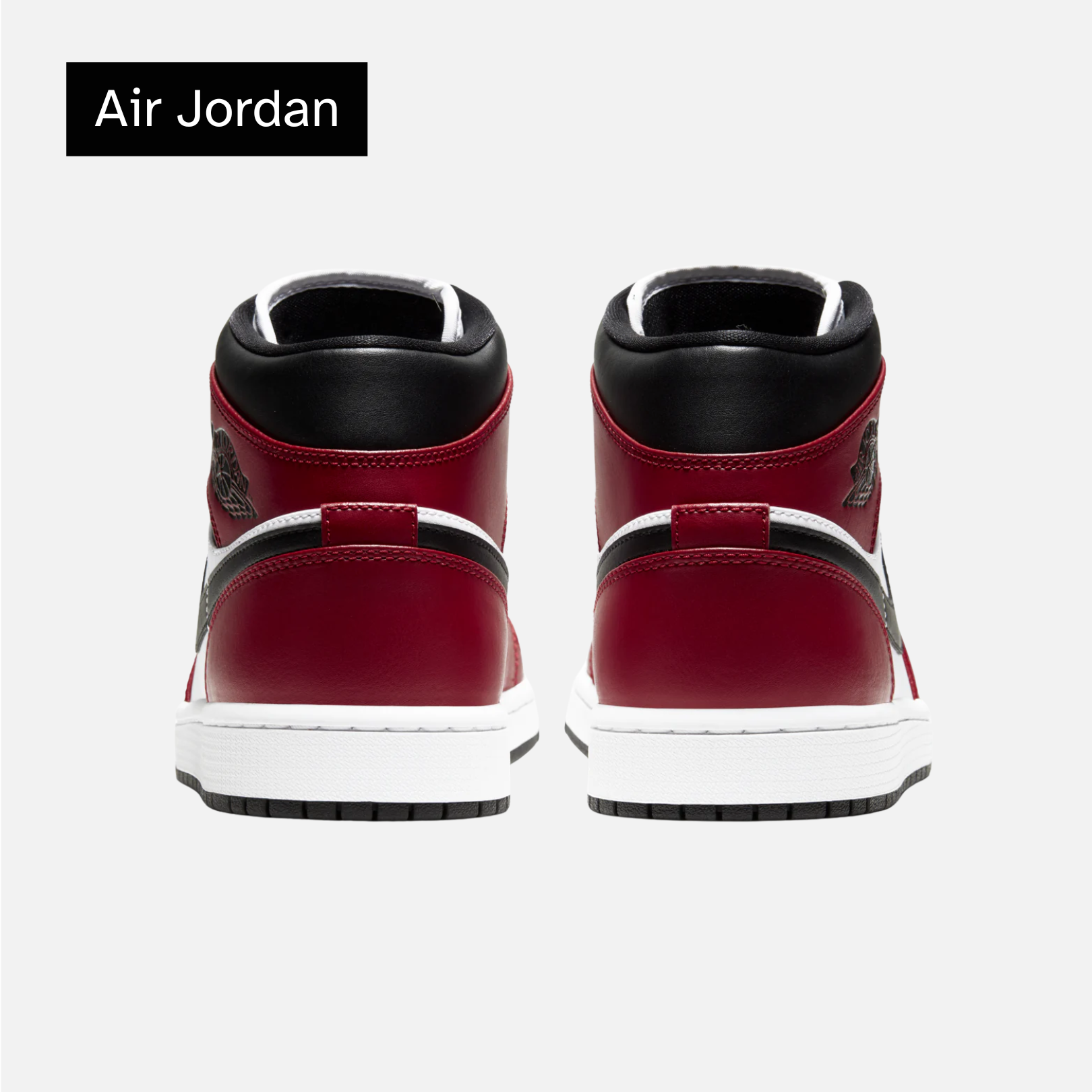 Air Jordan 1 Mid 'Chicago Black Toe'