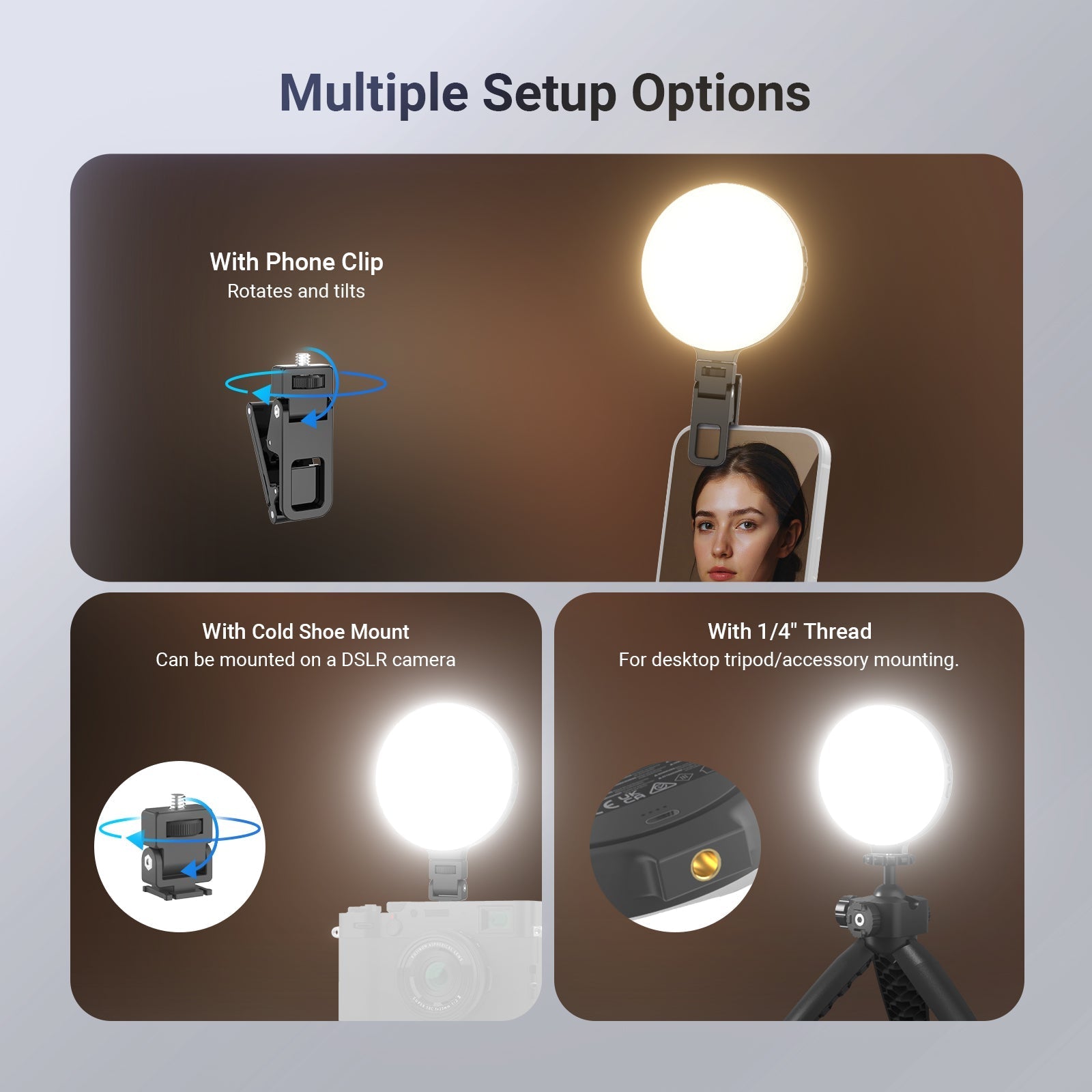 NEEWER ENTRY LEVEL VERSION N23 LED Selfie Ring Light