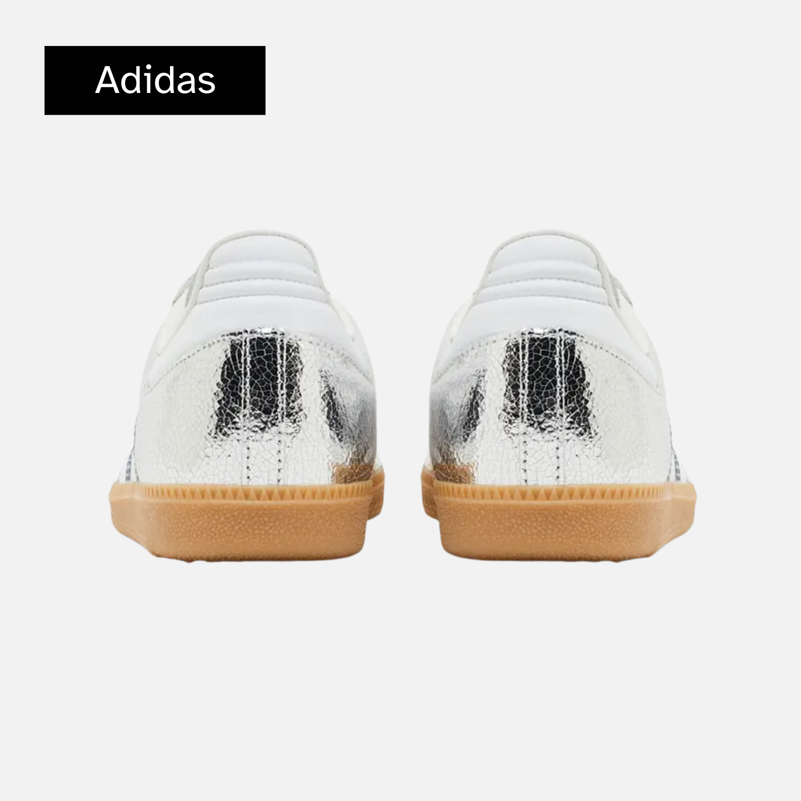 Adidas Wmns Samba OG 'Silver Metallic Cracked Leather'