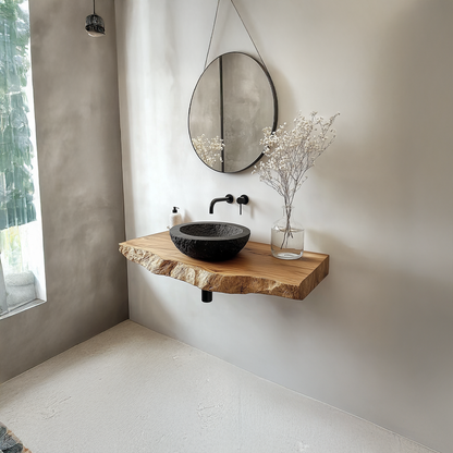 Rustic Solid Wood Vanity Bathroom