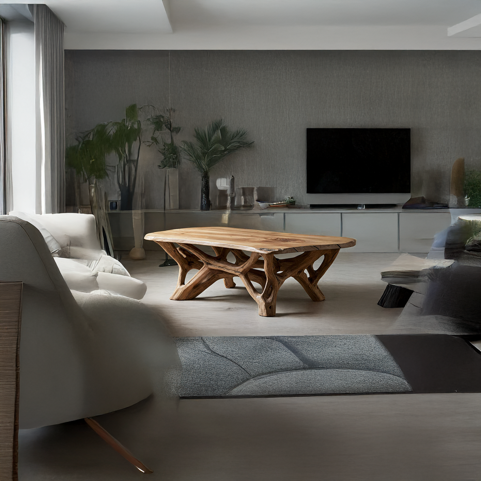 Coffee Table Solid Wood Scandinavian Minimalist Gift