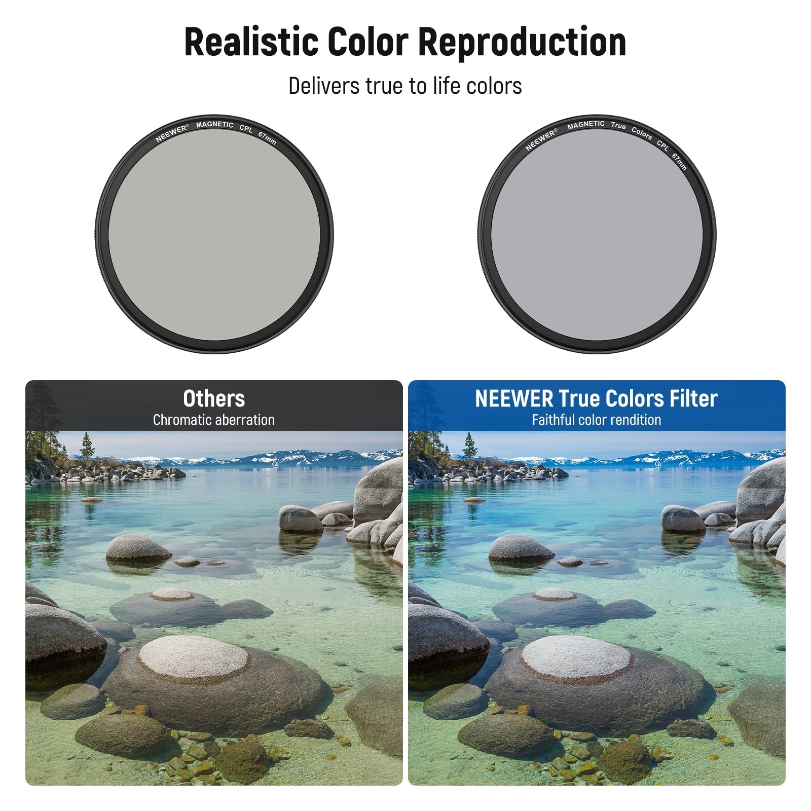 NEEWER 67mm Filter Set For iPhone 16 Pro/16 Pro Max Cage (PA073/PA074)