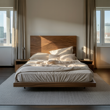 Rustic Sculptural Artistic Headboard For Bedroom Or Personal Space