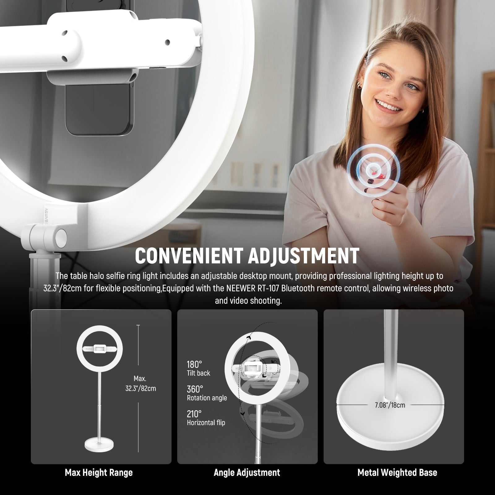 NEEWER ENTRY LEVEL VERSION 10" LED Ring Light Kit