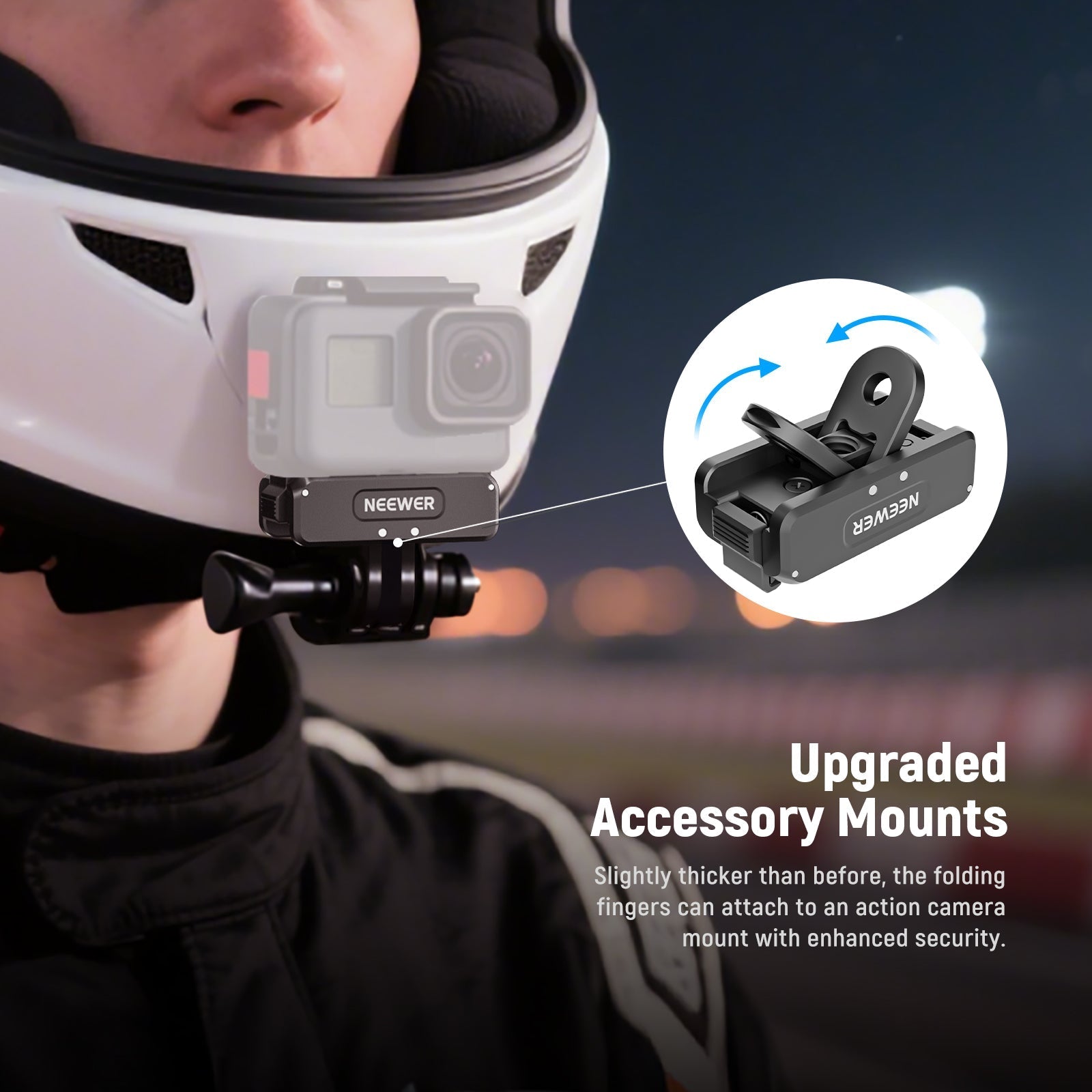 NEEWER AC011 Quick Release Magnetic Mount For DJI Osmo 360 Action 5 Pro/4/3