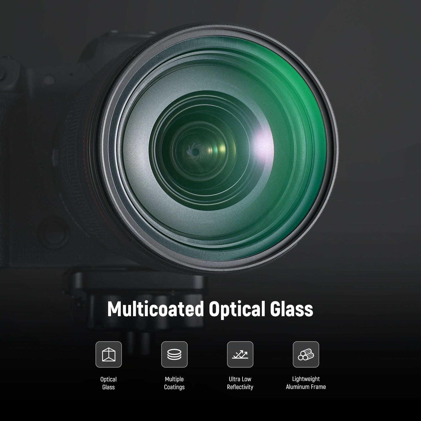 NEEWER 2 Pack 1/4 & 1/8 Black Diffusion Lens Filter Set
