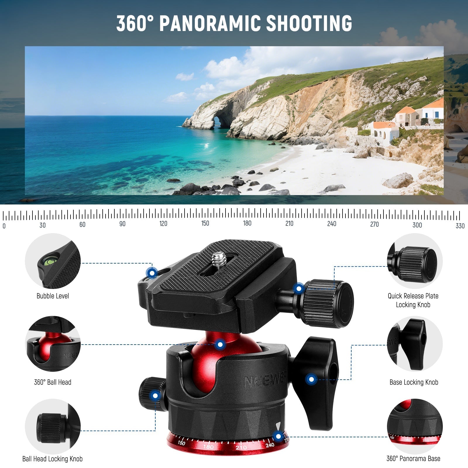 NEEWER BASICS TP14 Travel Tripod