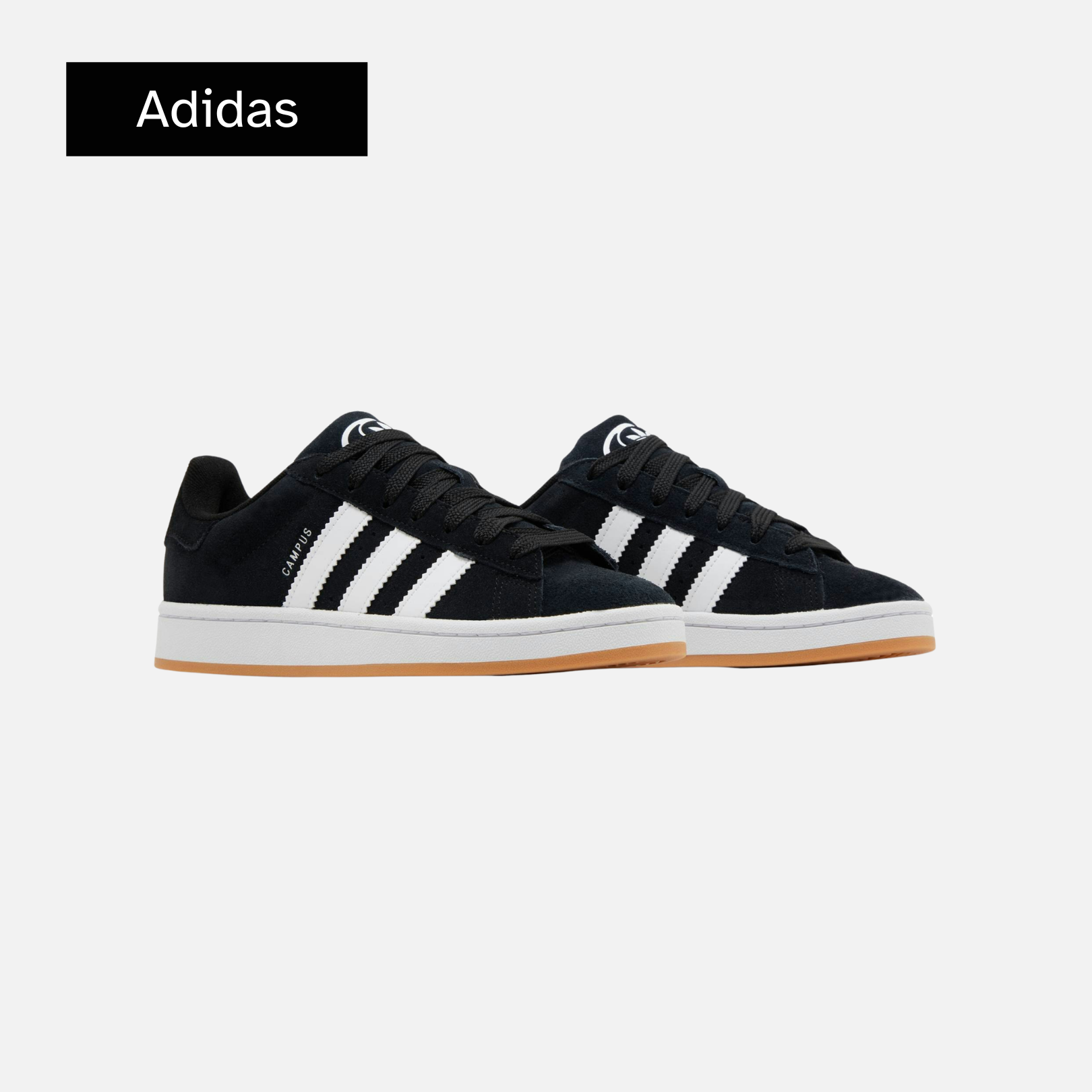 adidas Campus 00s J 'Black White Gum'