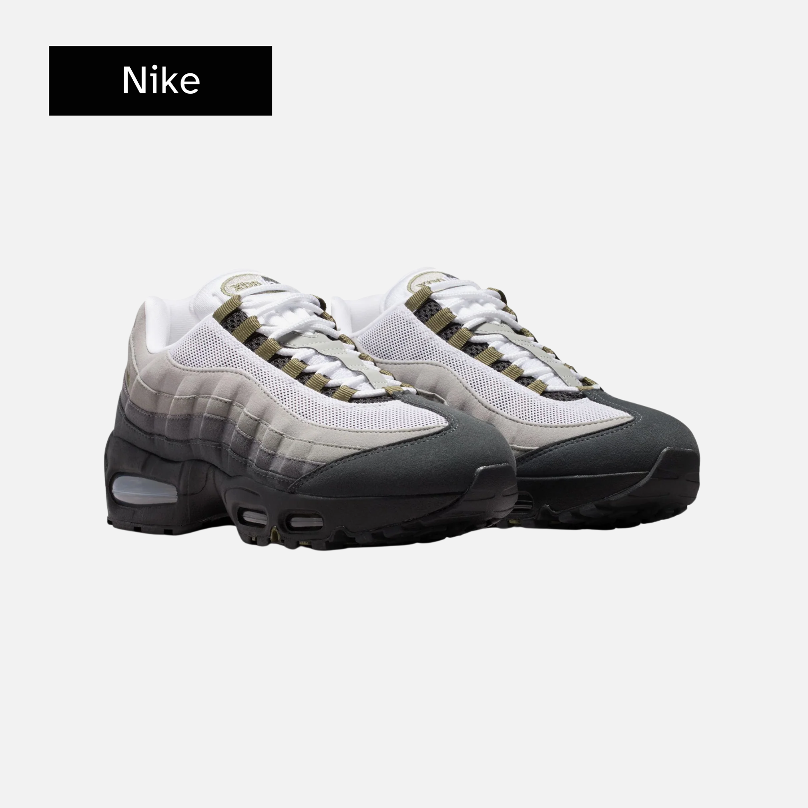 Nike Wmns Air Max 95 'Big Bubble - Black Medium Olive'