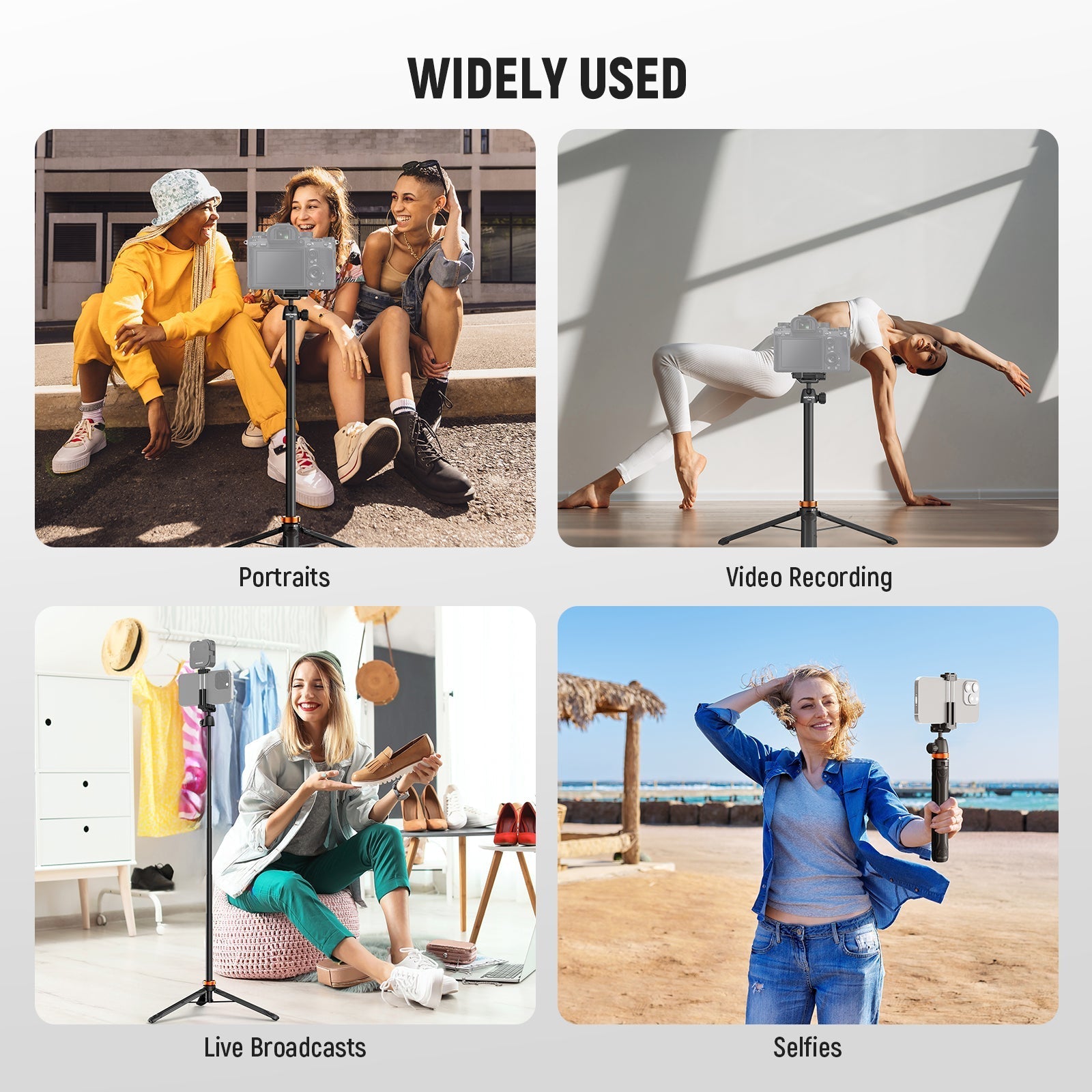 NEEWER BASICS TS04 59" Selfie Stick Tripod