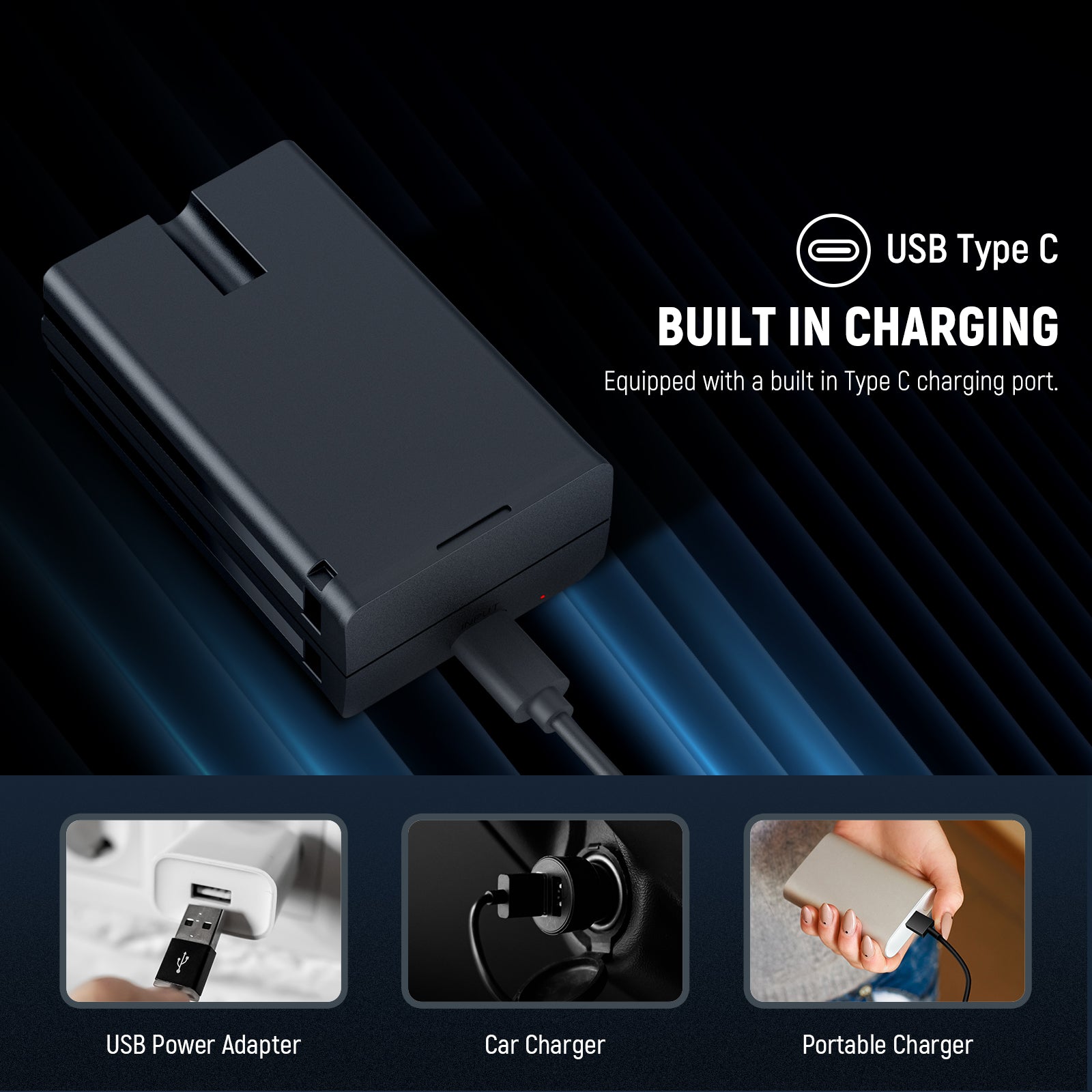 NEEWER NB-Z1 PRO 7.2V/3000mAh Replacement Li ion Battery for Flash Speedlite