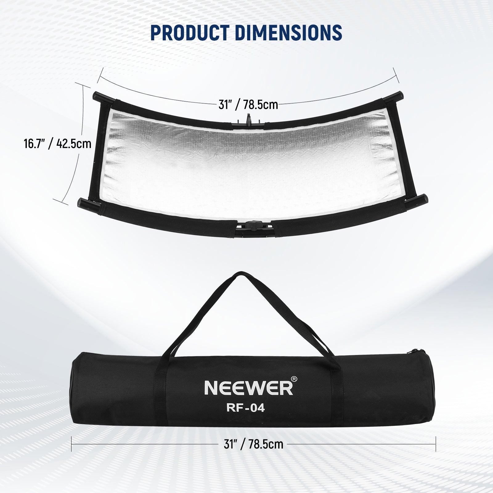 NEEWER RF-04 Clamshell Light Reflector Diffuser