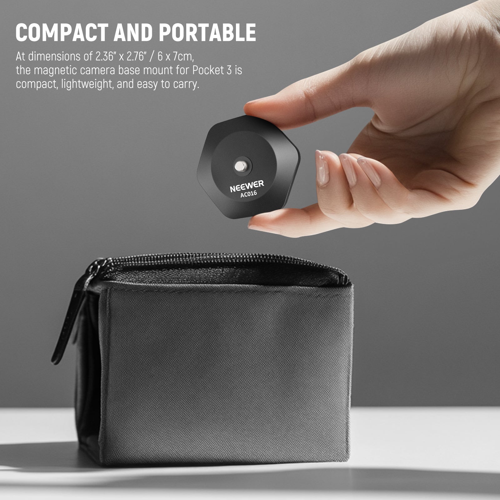 NEEWER AC016 Magnetic Camera Mount For DJI Osmo Pocket 3