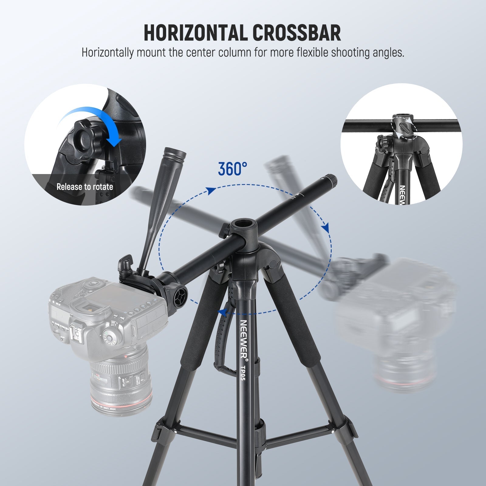 NEEWER BASICS TP05 74.4" Aluminum Alloy Tripod Monopod
