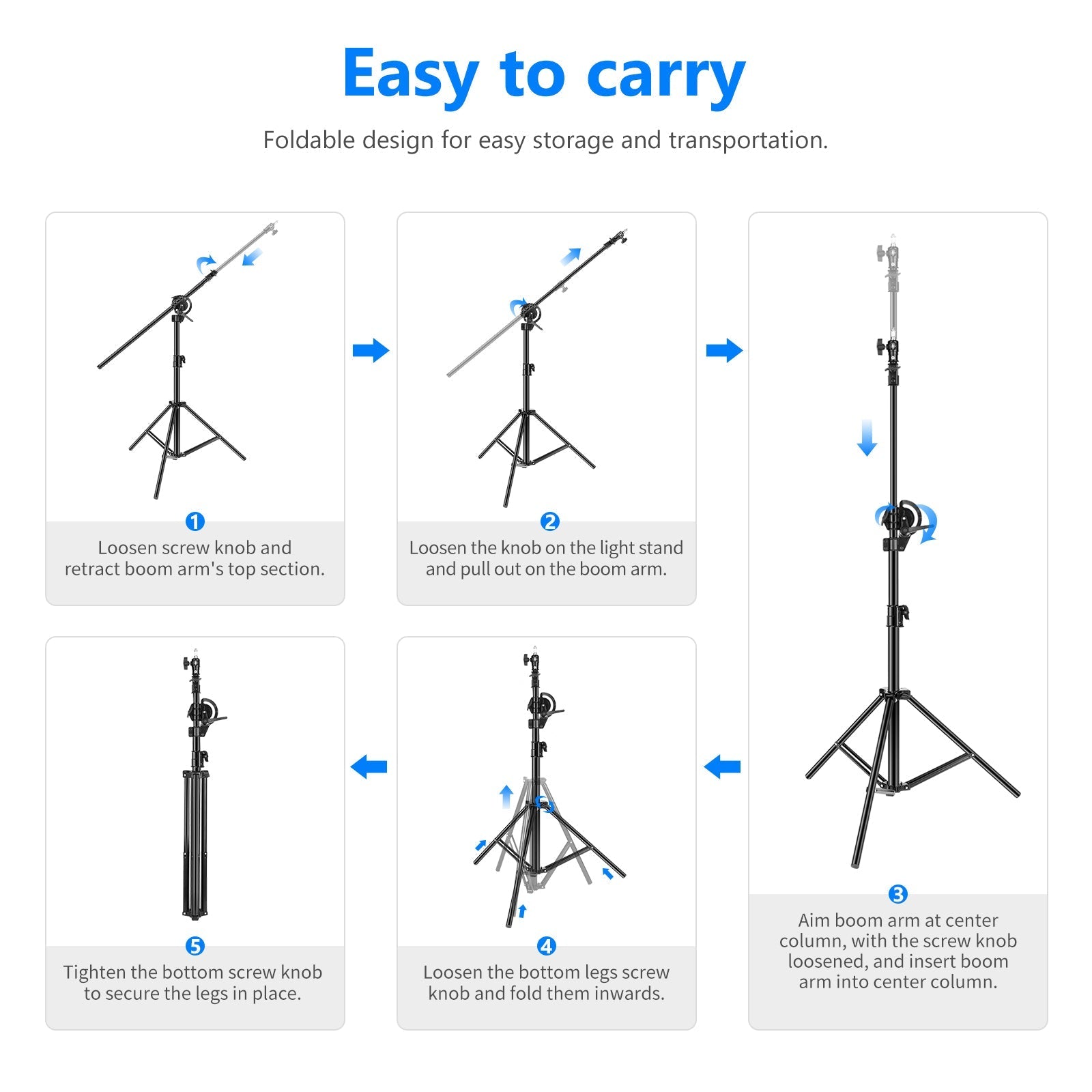 NEEWER ST-CB 297cm Photography Light Stand