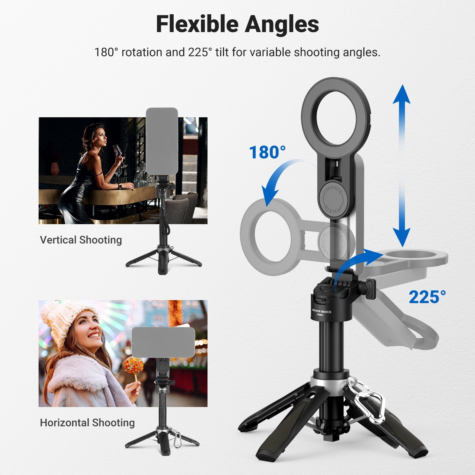 NEEWER BASICS PA985 Magnetic Selfie Stick Tripod