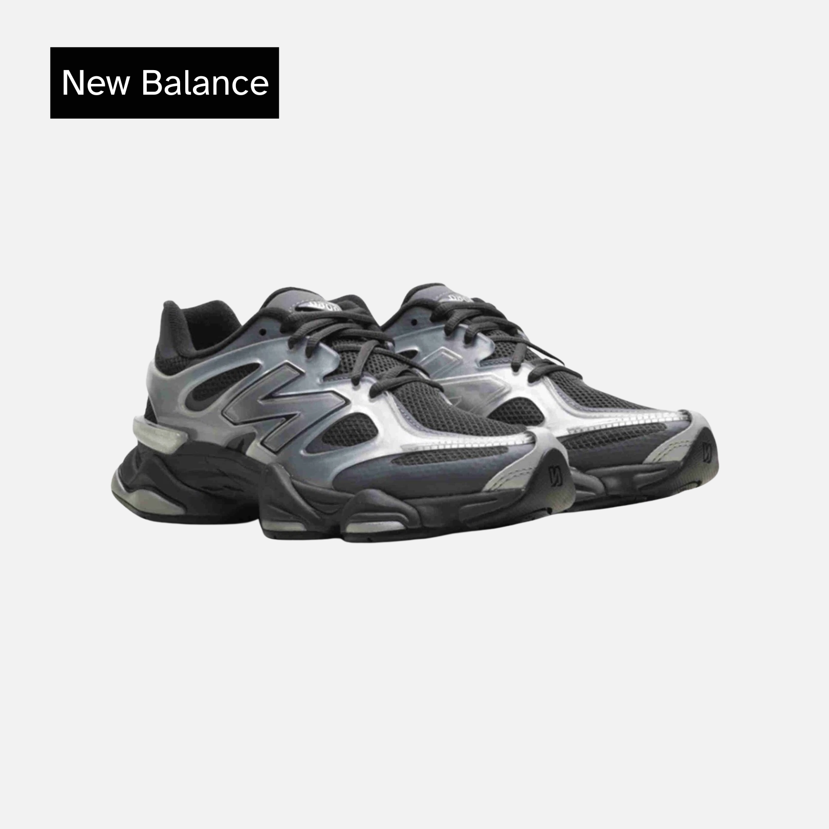New Balance 9060 X 'Silver Metallic Black Cement'