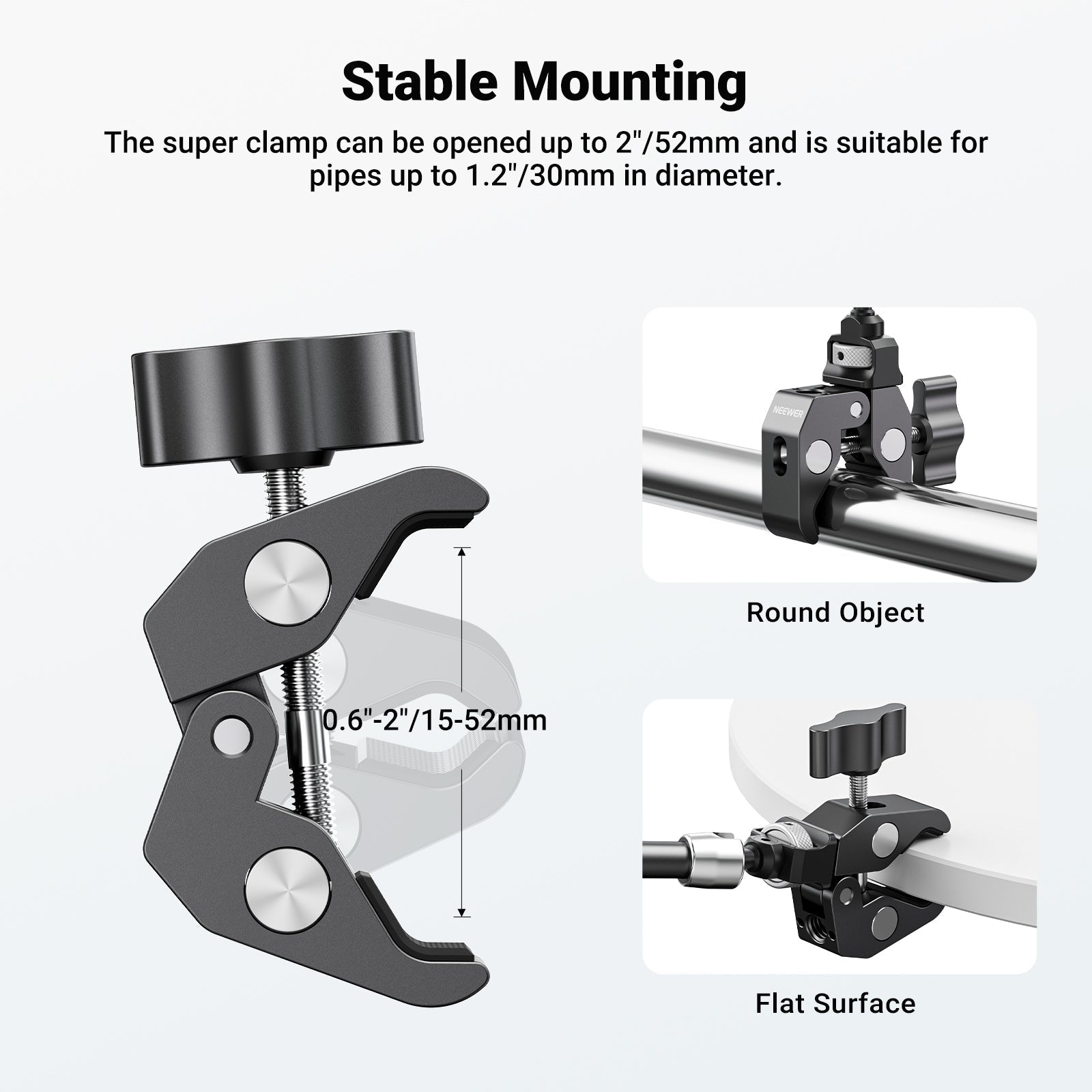 NEEWER ST07C/ST16C Magic Arm with Super Clamp