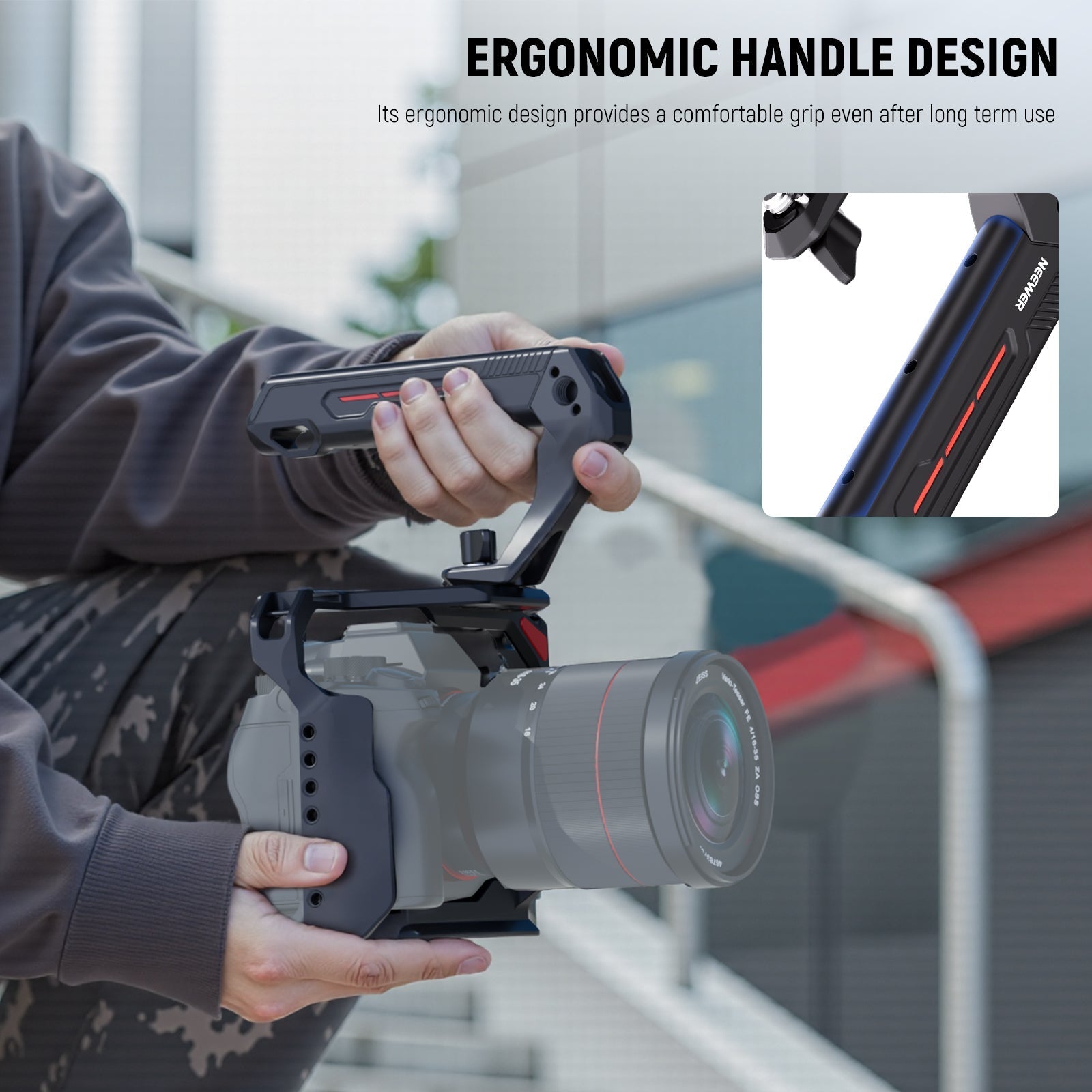 NEEWER BASICS CA142 Lightweight Camera Top Handle