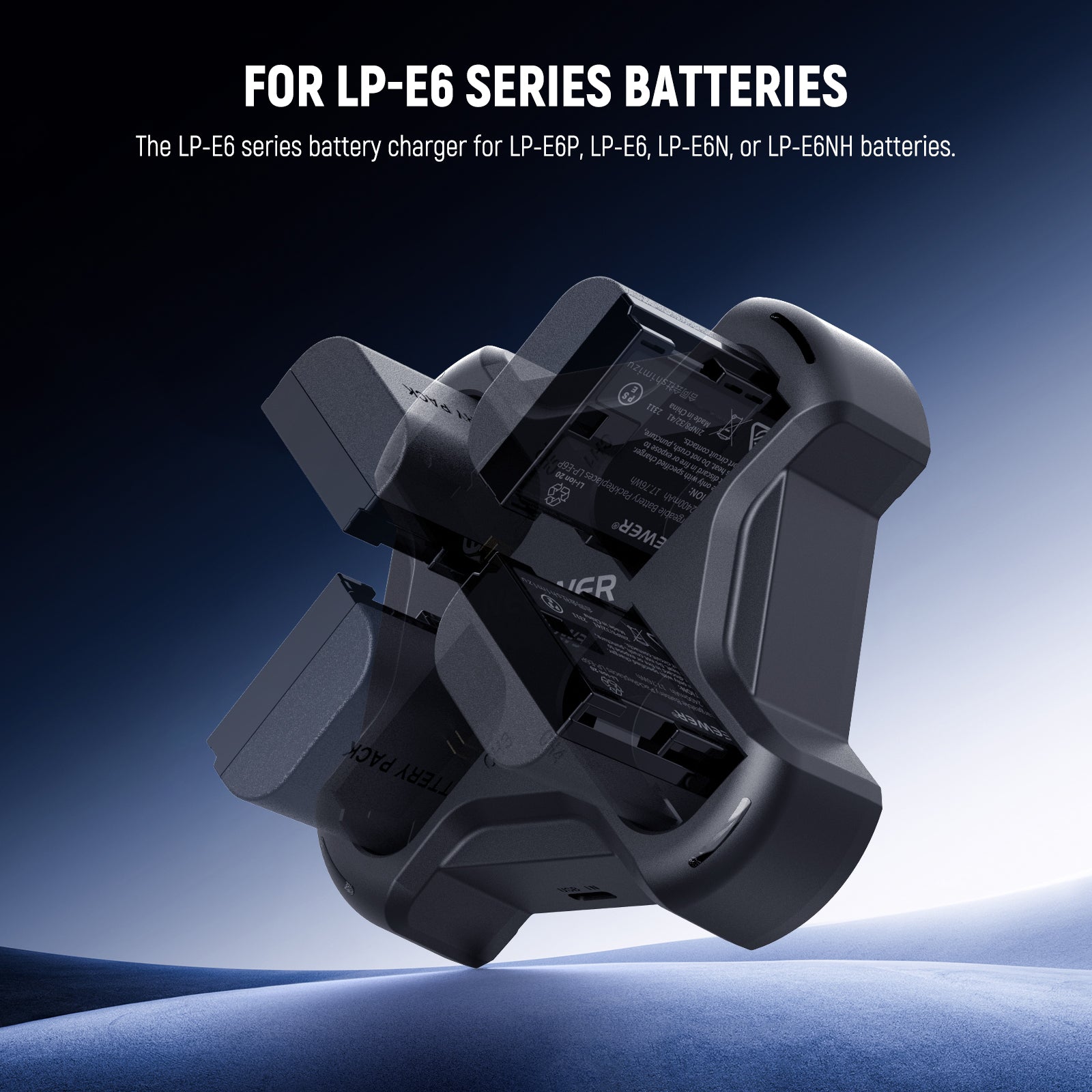 NEEWER NW-P4 45W PD 4 Channel USB Camera Battery Charger