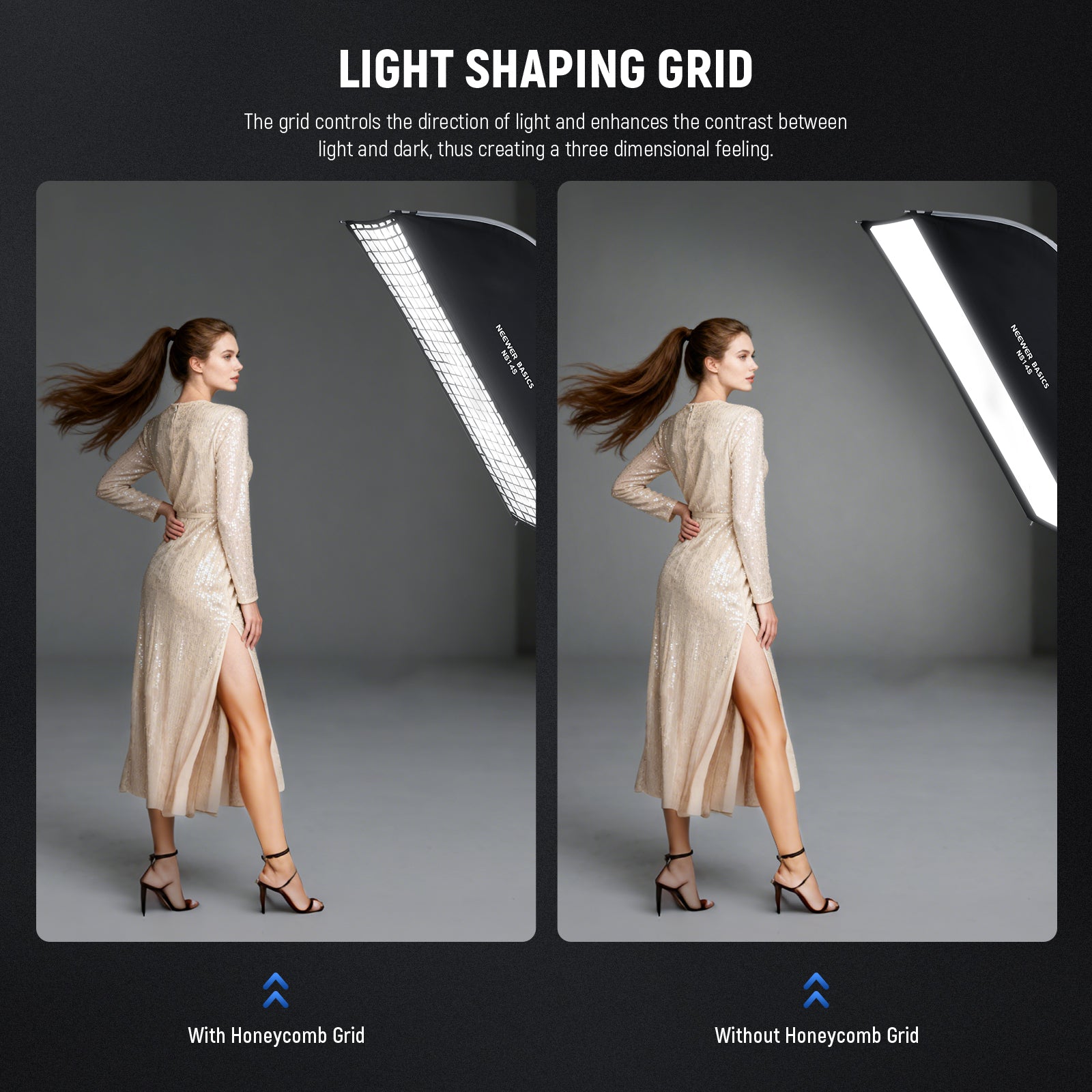 NEEWER BASICS NS12S/NS14S Rectangular Softbox Kit