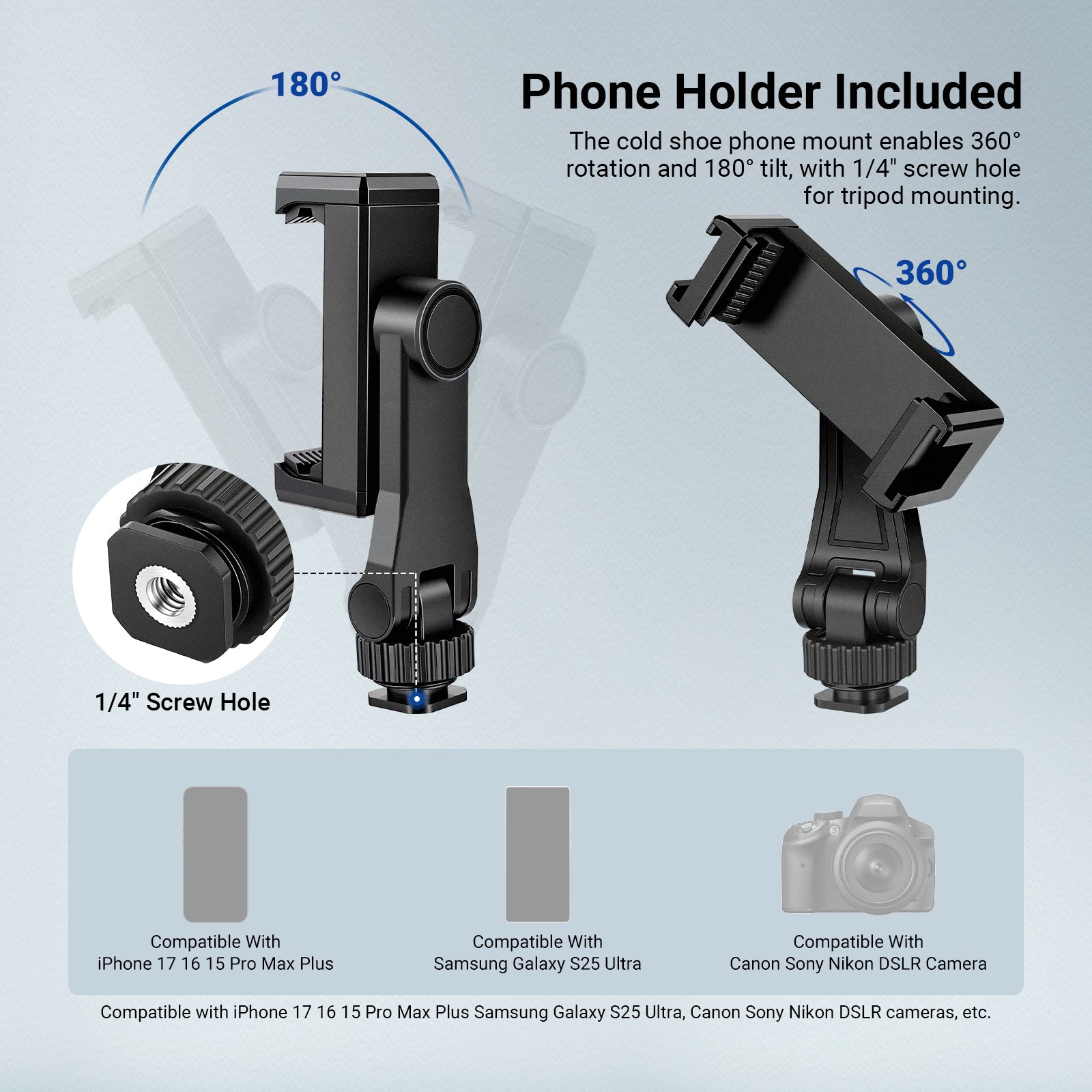 NEEWER BASICS TP56 74" Camera Tripod