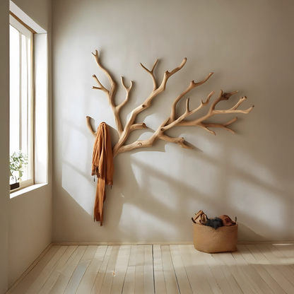 Custom Wood Coat Rack Driftwood Hanging Clothes