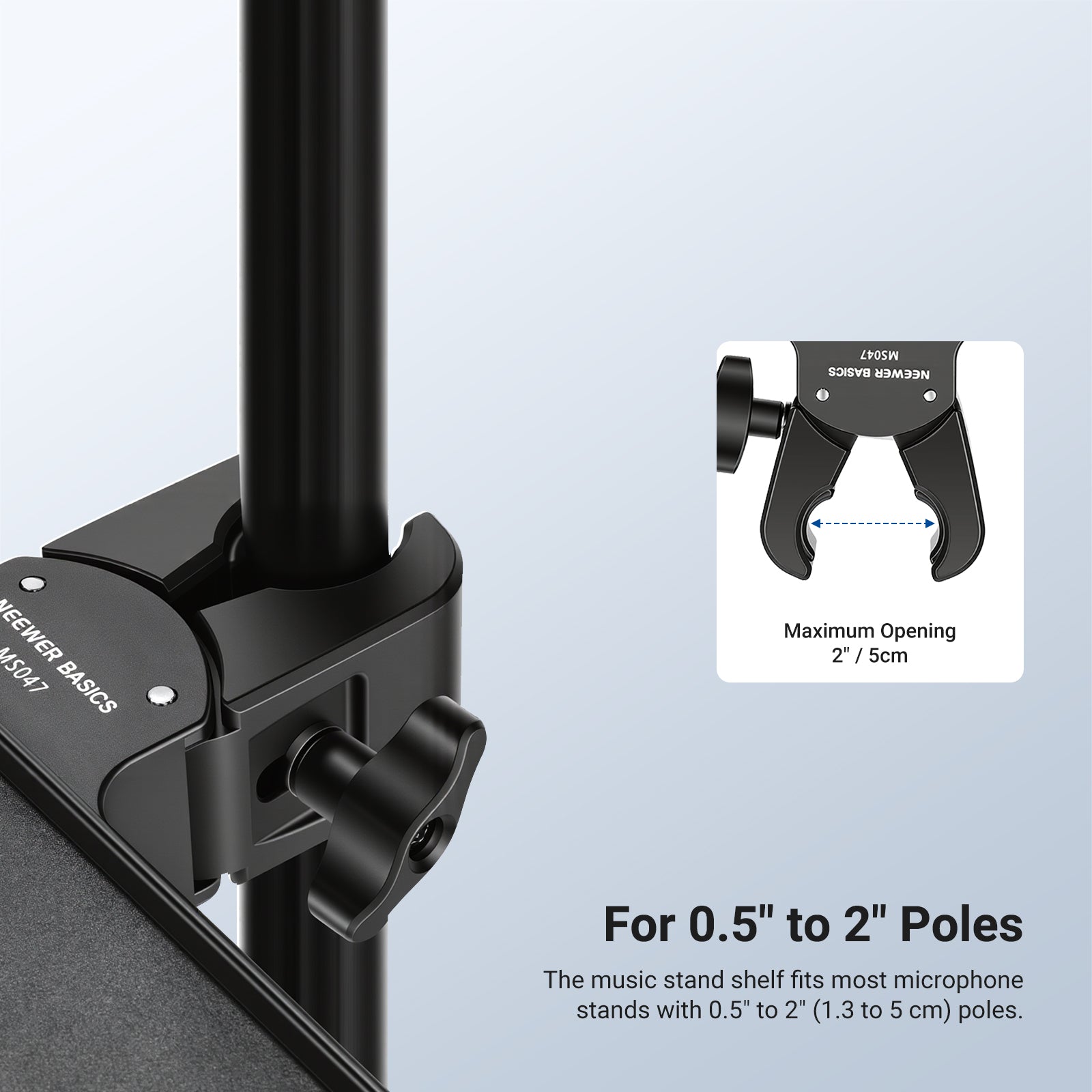 NEEWER BASICS MS047 Microphone Stand Tray