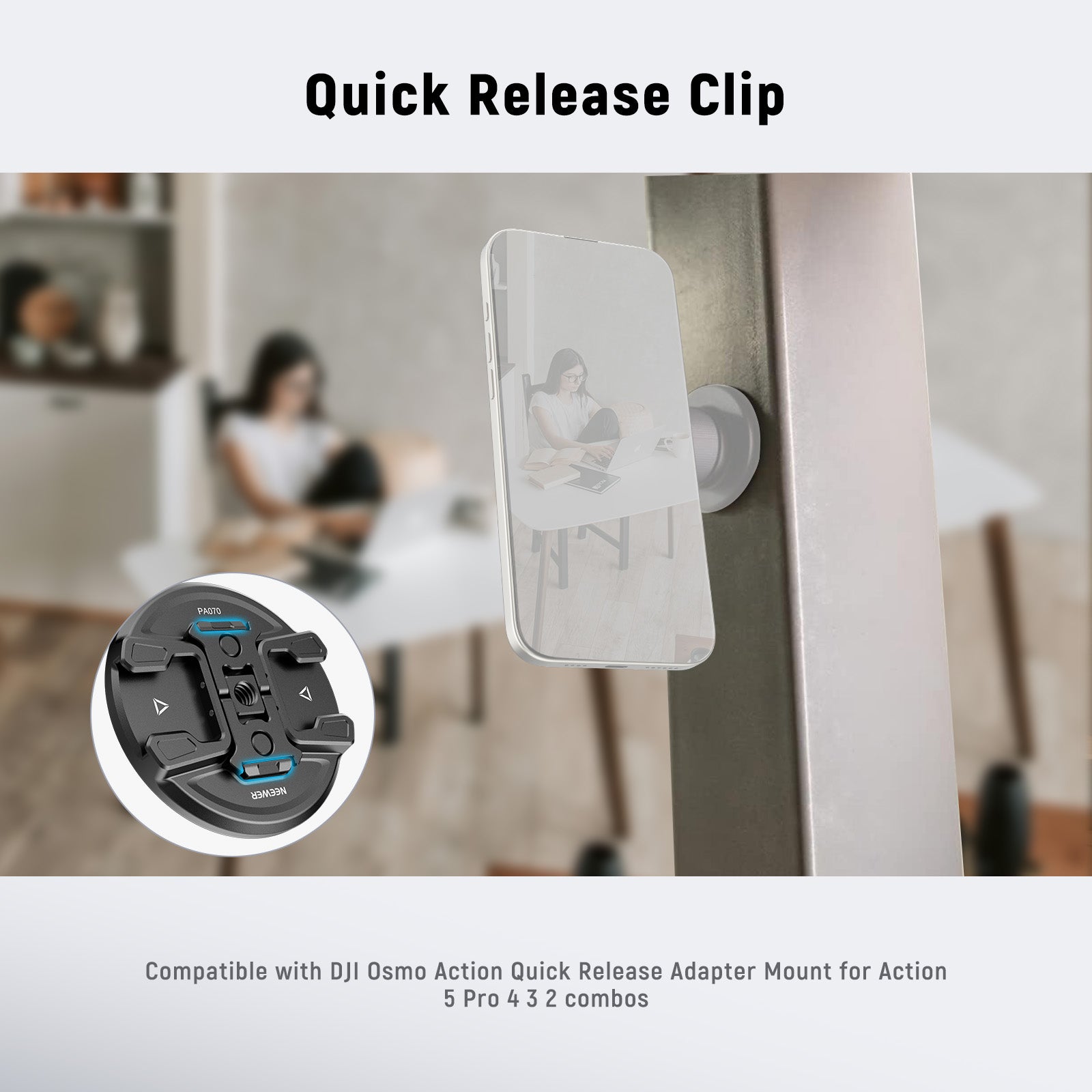 NEEWER PA070 Magnetic Phone Tripod Mount