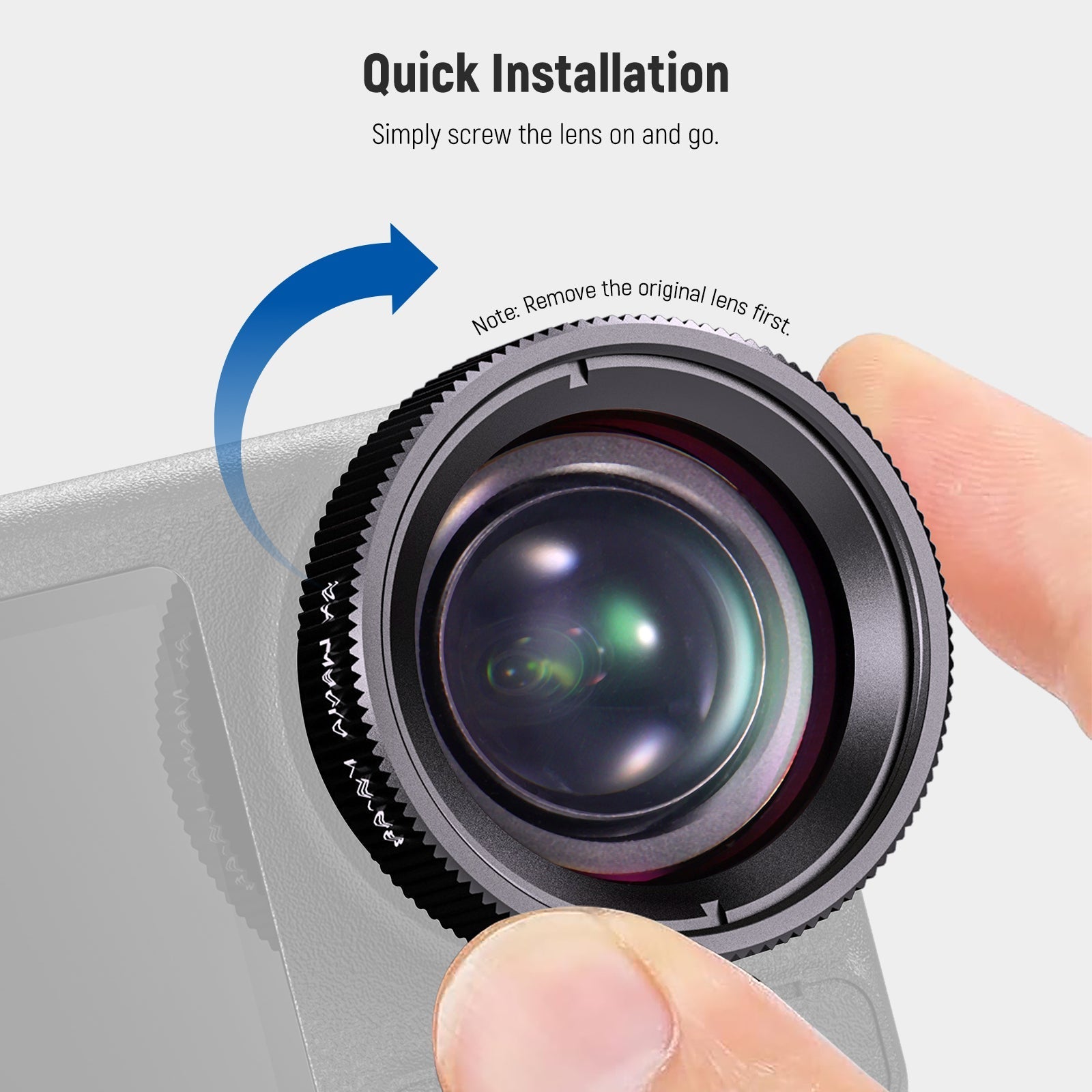 NEEWER LS-68 2X Macro Lens For DJI Osmo Nano Action 5 Pro Action 4