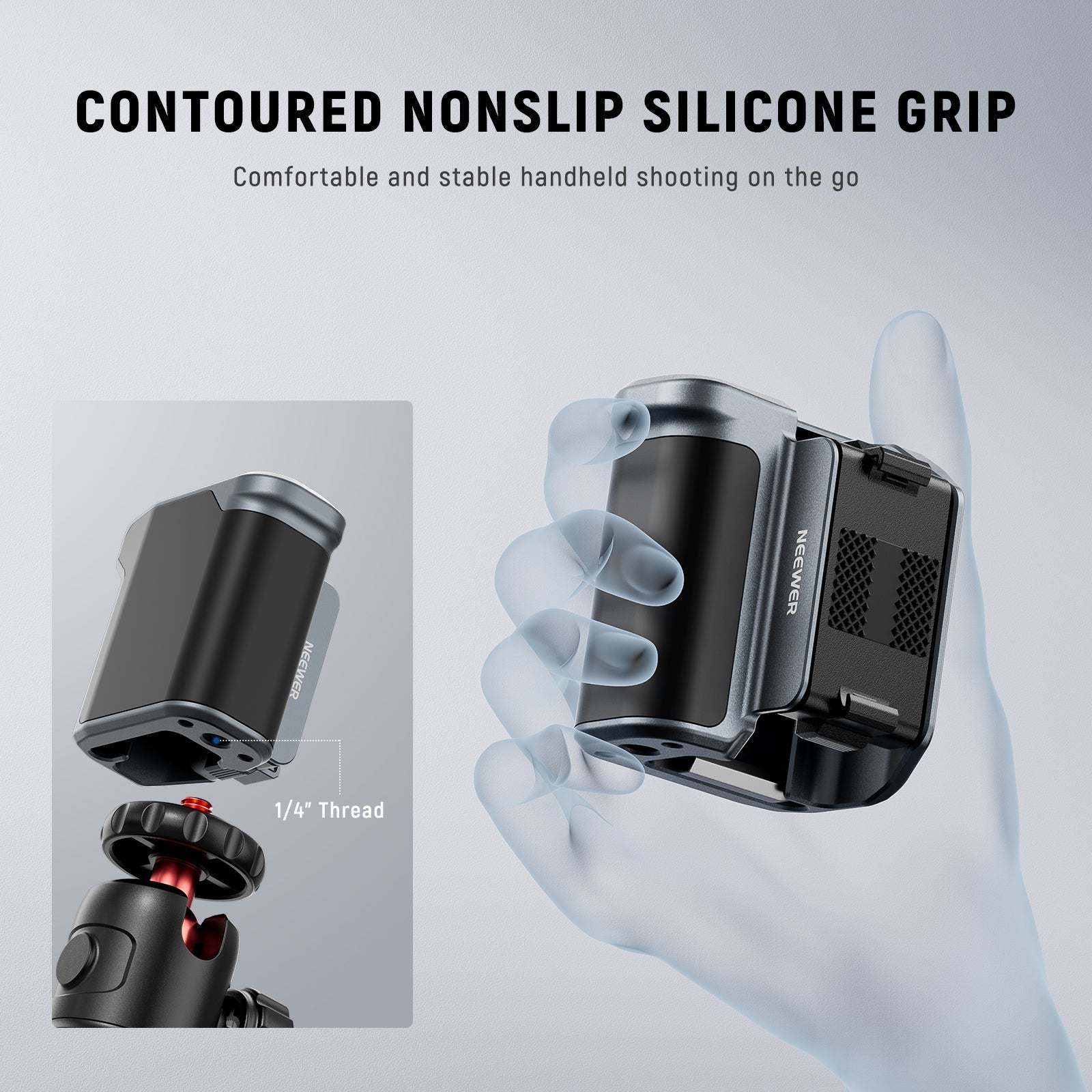 NEEWER AC034 Side Handle for AC014 DJI Osmo Action 5 Pro/4/3 Cage